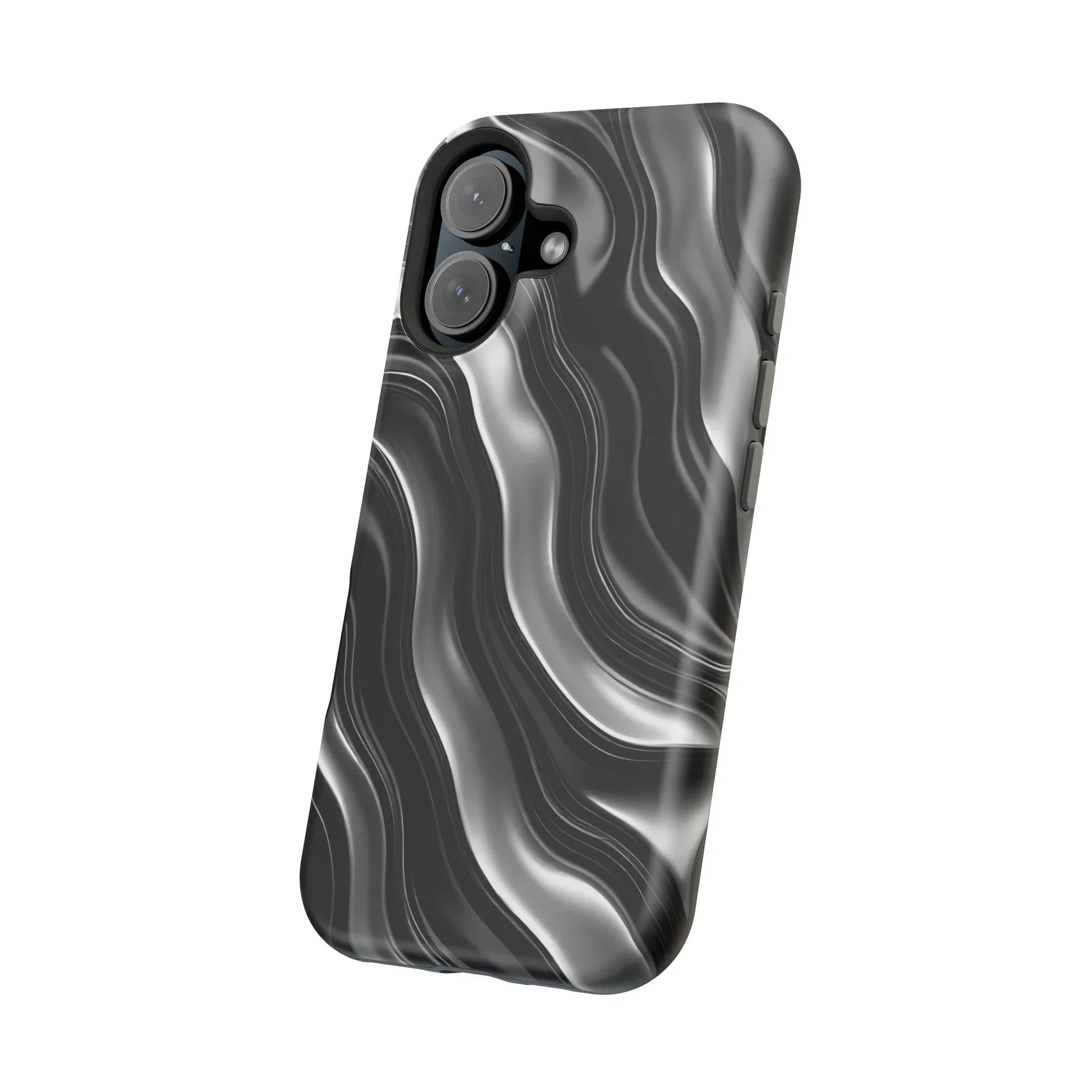 Wavy Illusion Marble Phone Case for iPhone 13-17 - KARARMDESIGN