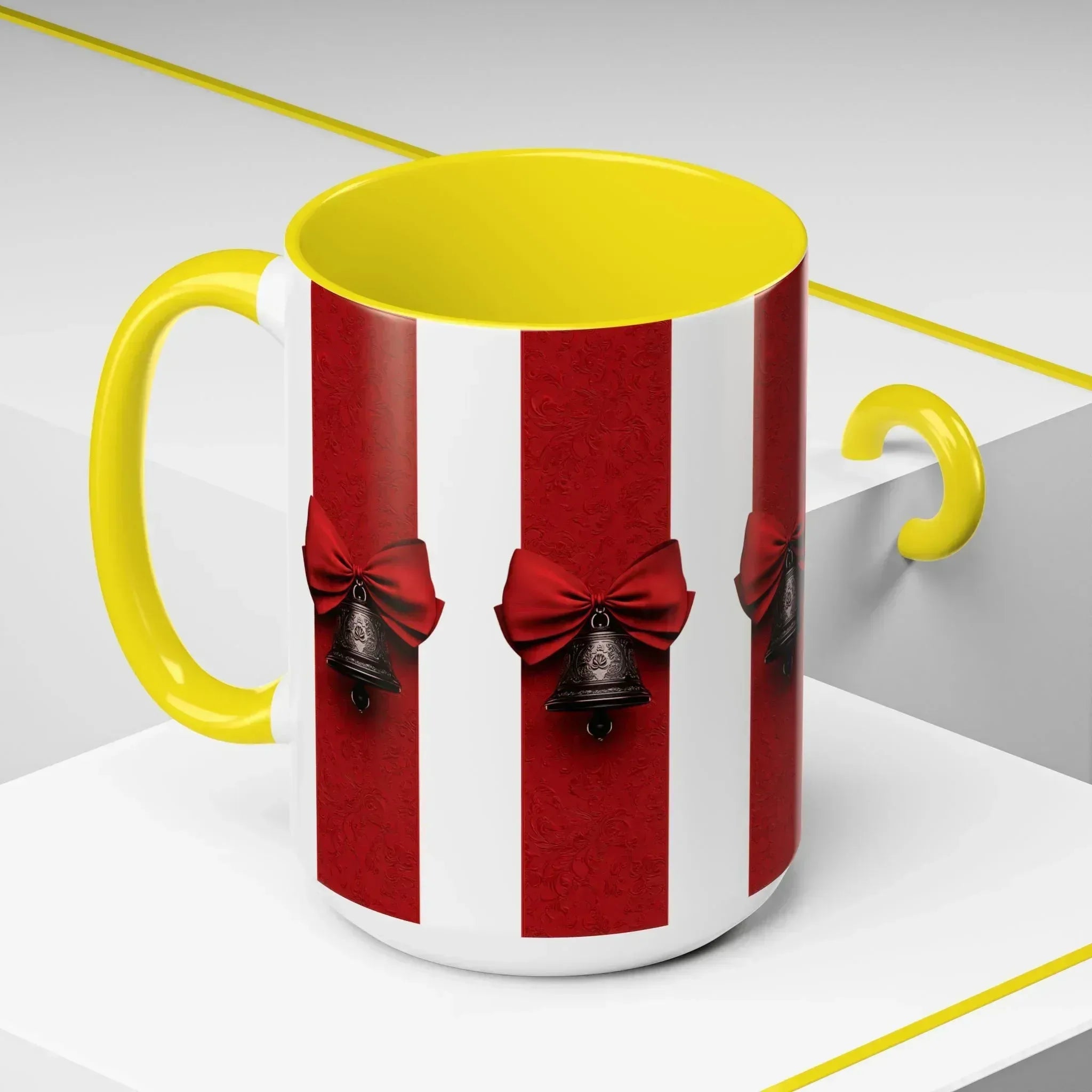 Holiday Bells Mug - Accent Coffee Mug (11, 15oz) - KARARMDESIGN