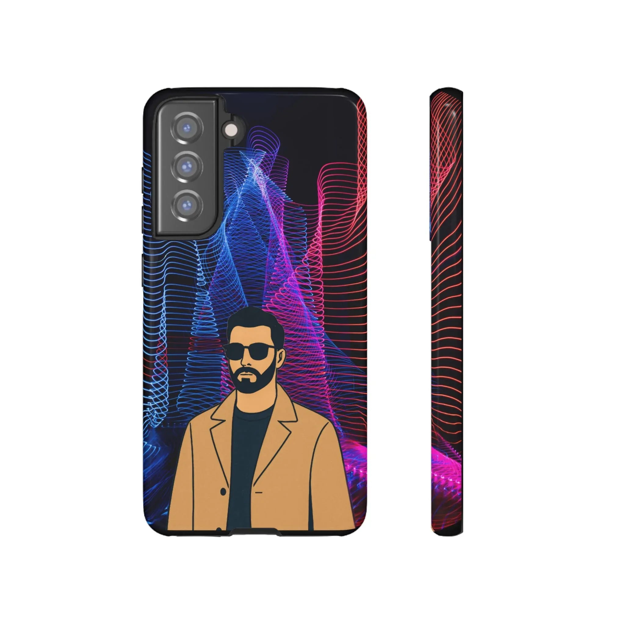 Bearded Style Phone Case for iPhone 11-17 and Galaxy S20-S25 - KARARMDESIGN