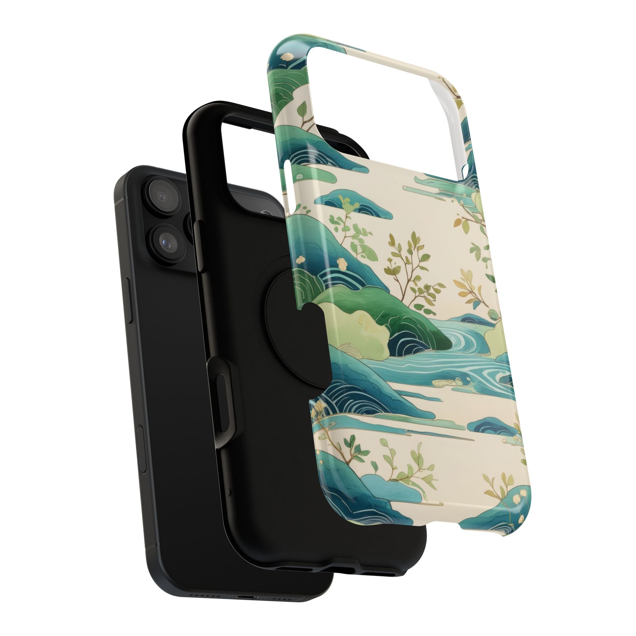 Nature Landscape Phone Case for iPhone 11-17 and Galaxy S22-S26
