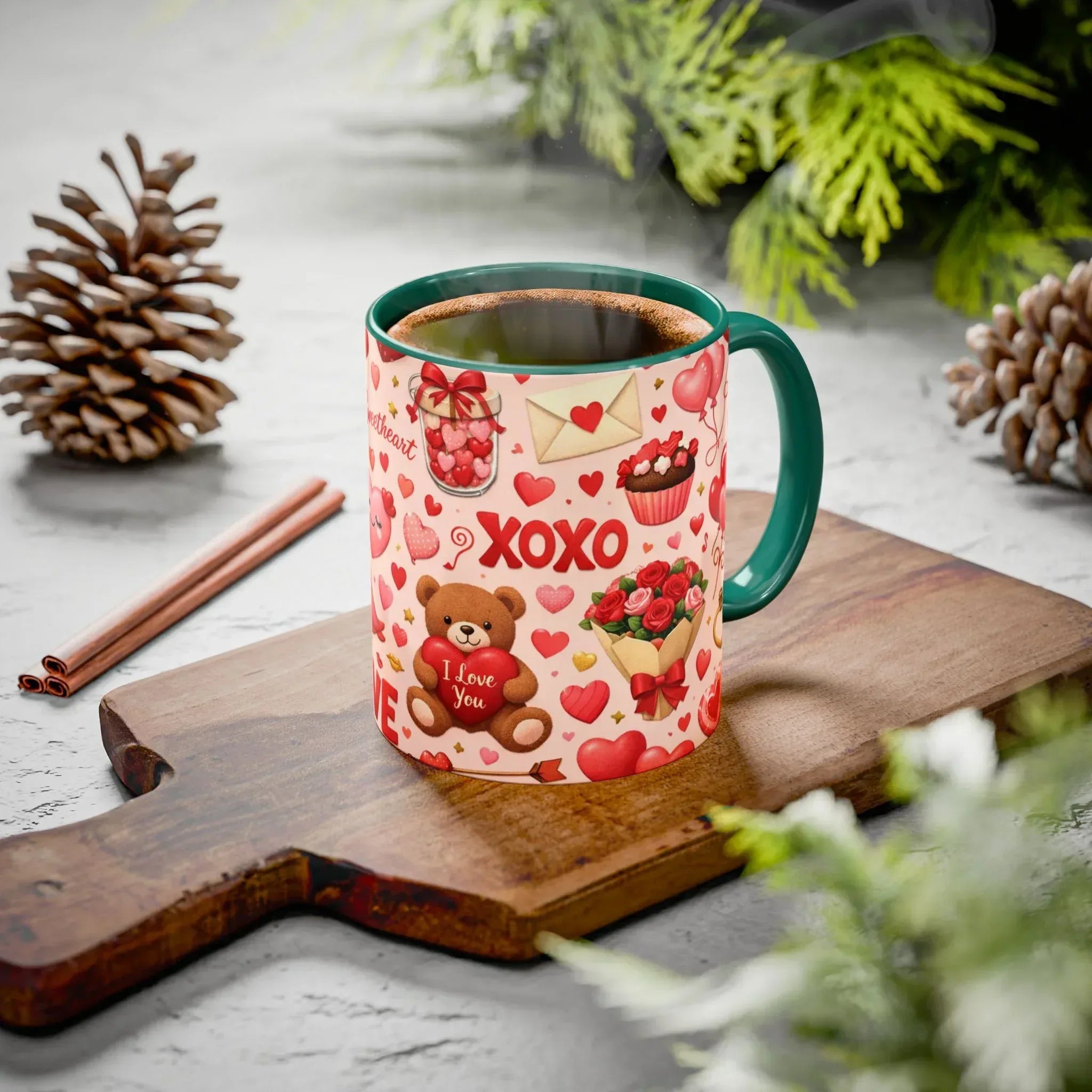 Sweetheart Love Mug - Colorful Mugs (11oz, 15oz) - KARARMDESIGN