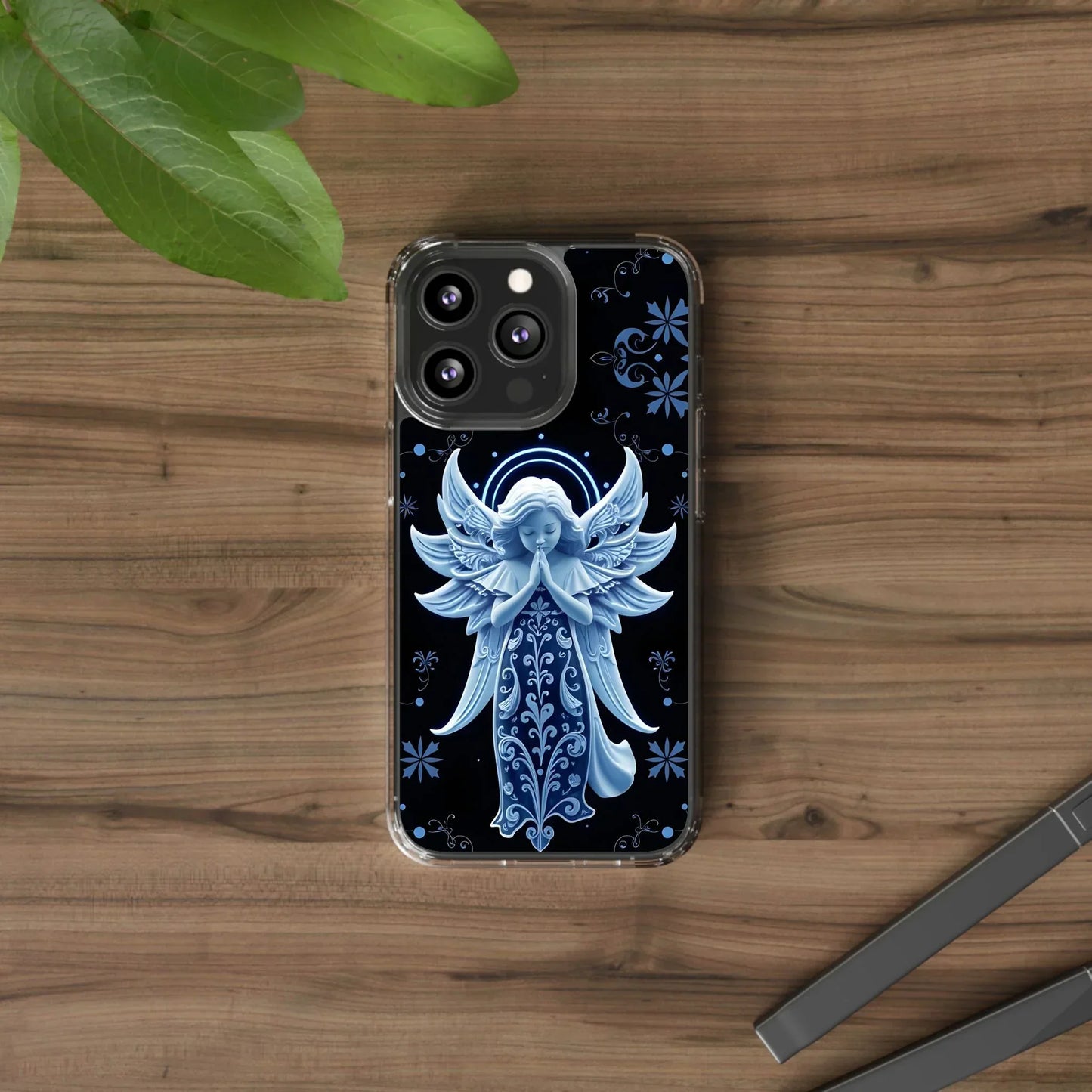 Divine Angel Prayer Design Phone Case for iPhone 12-16 Models - KarArmDesign