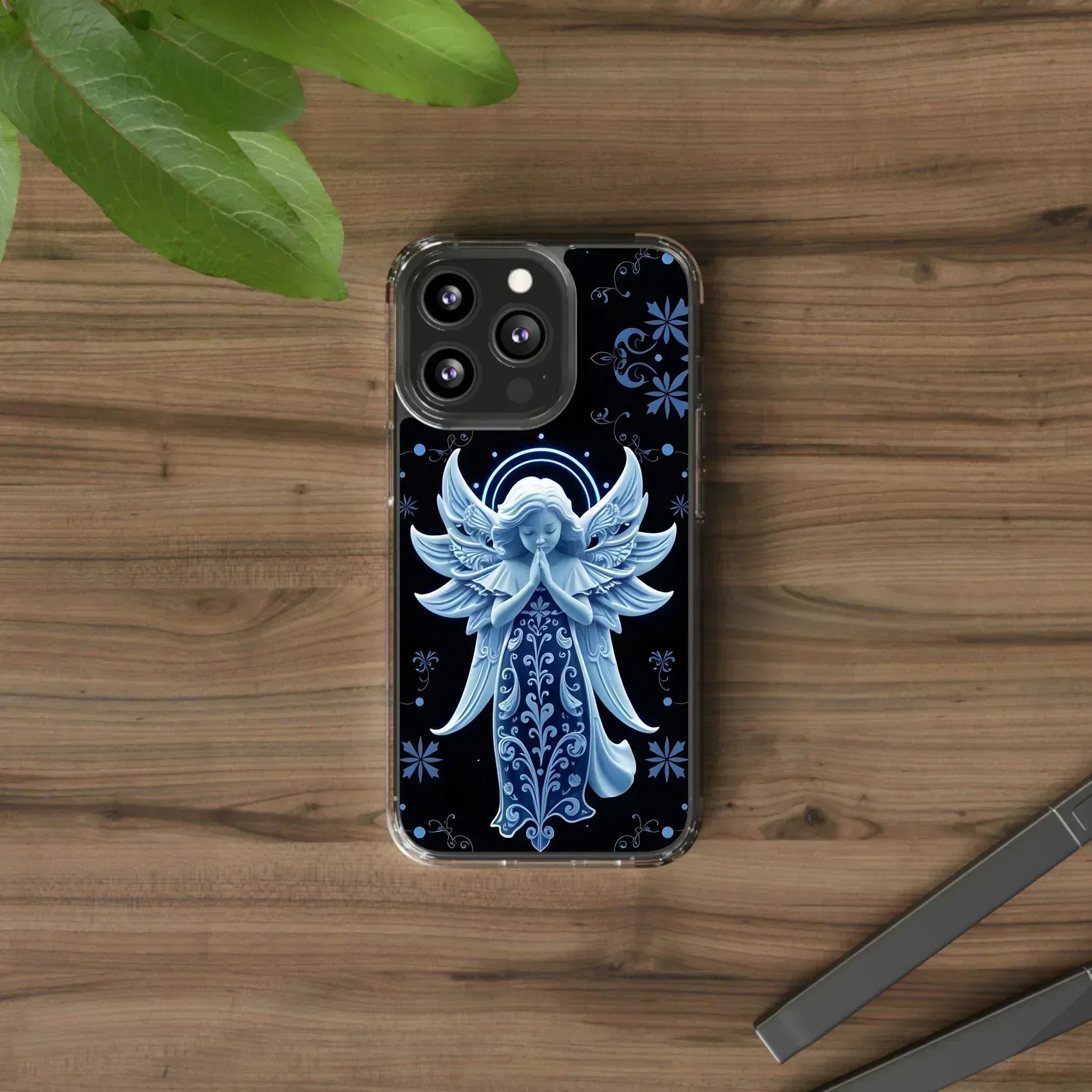 Divine Angel Prayer Design Phone Case for iPhone 12-16 - KARARMDESIGN