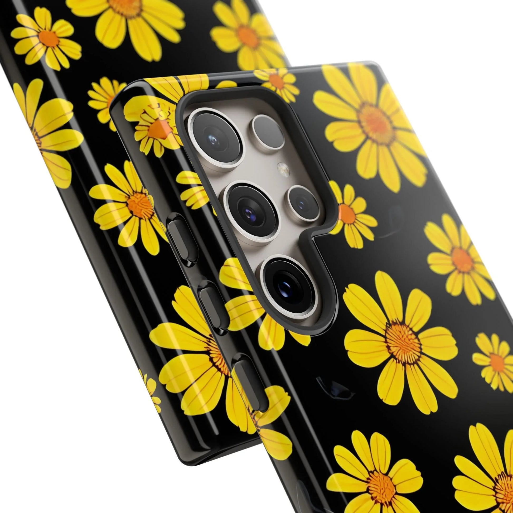 Elegant Floral Phone Case for Samsung Galaxy S20-S25 - KARARMDESIGN