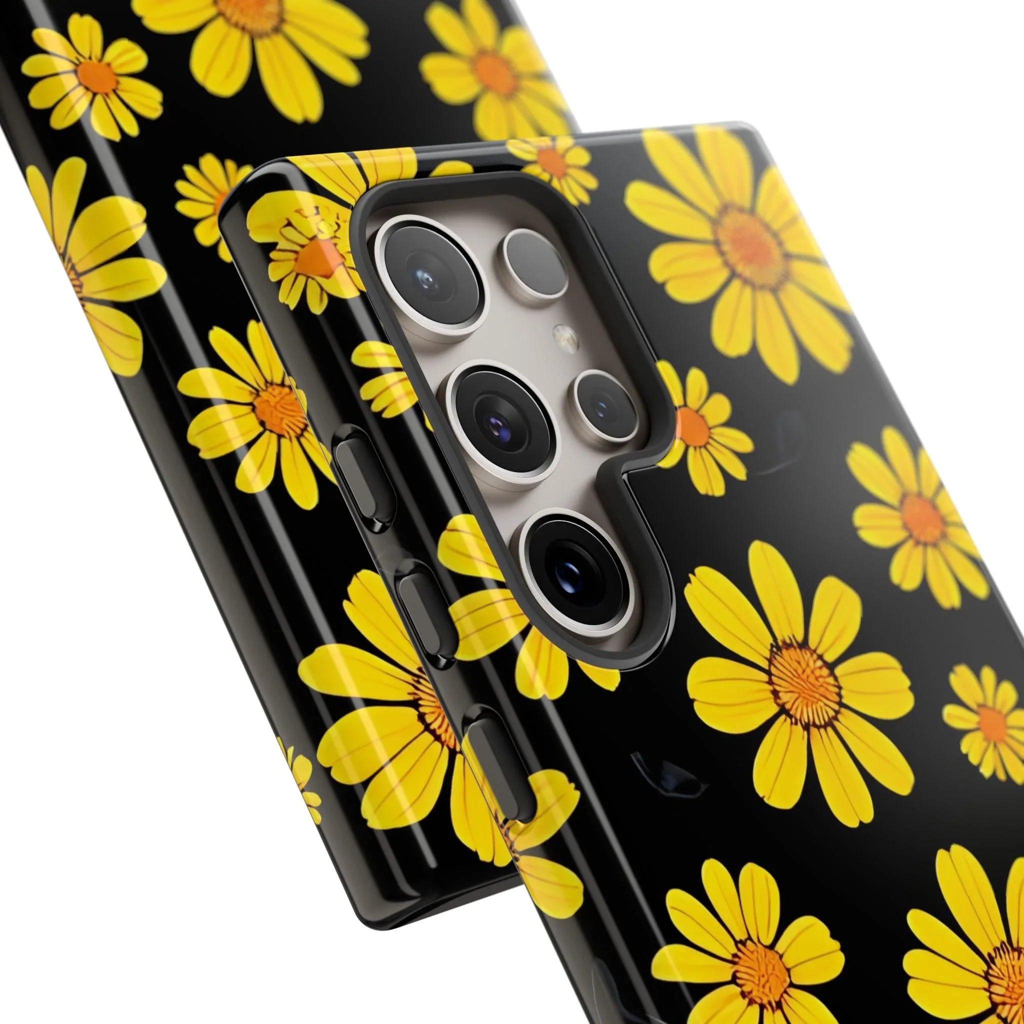 Elegant Floral Phone Case for Samsung Galaxy S20-S25 - KARARMDESIGN