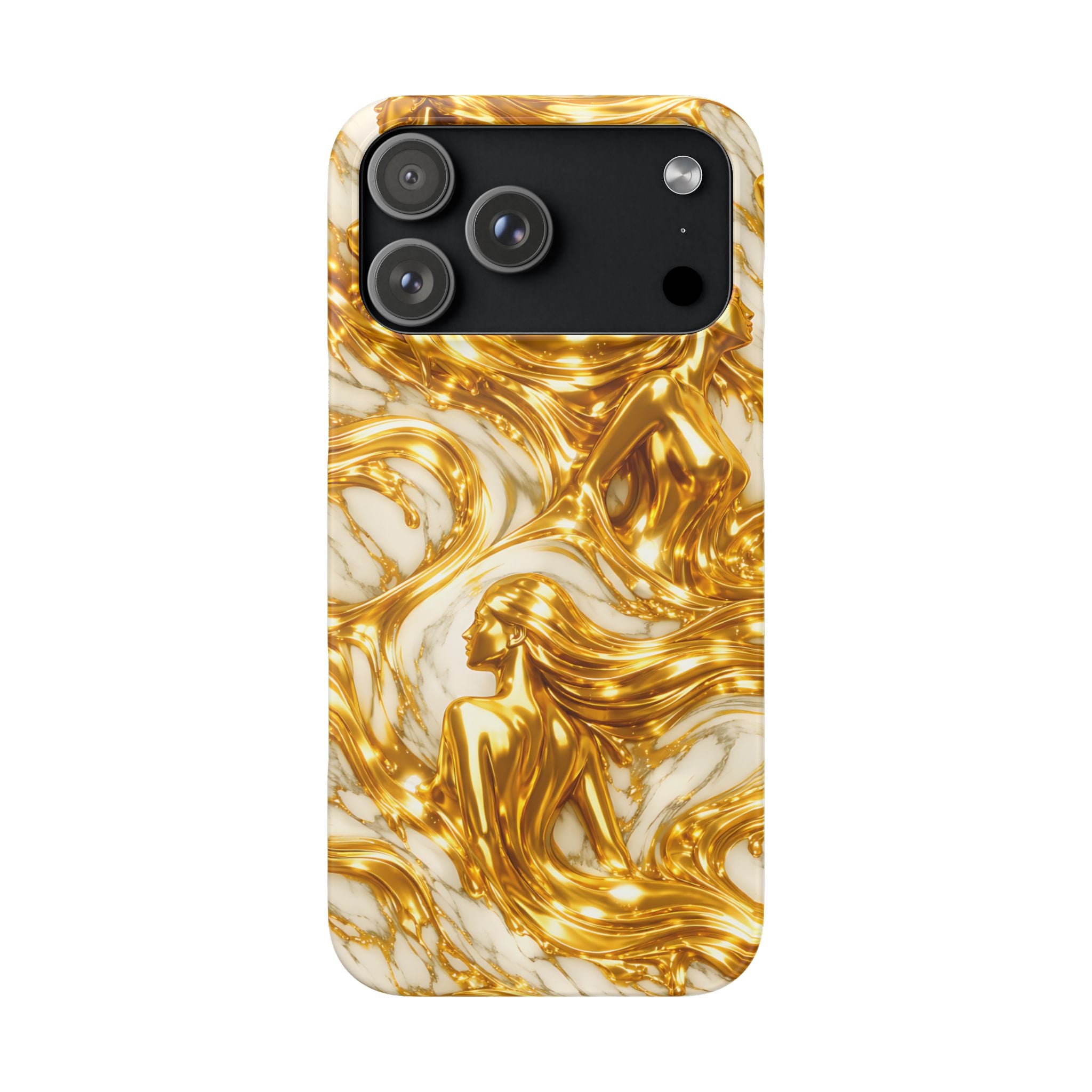 Divine Gold Woman Snap Phone Case for iPhone & Galaxy