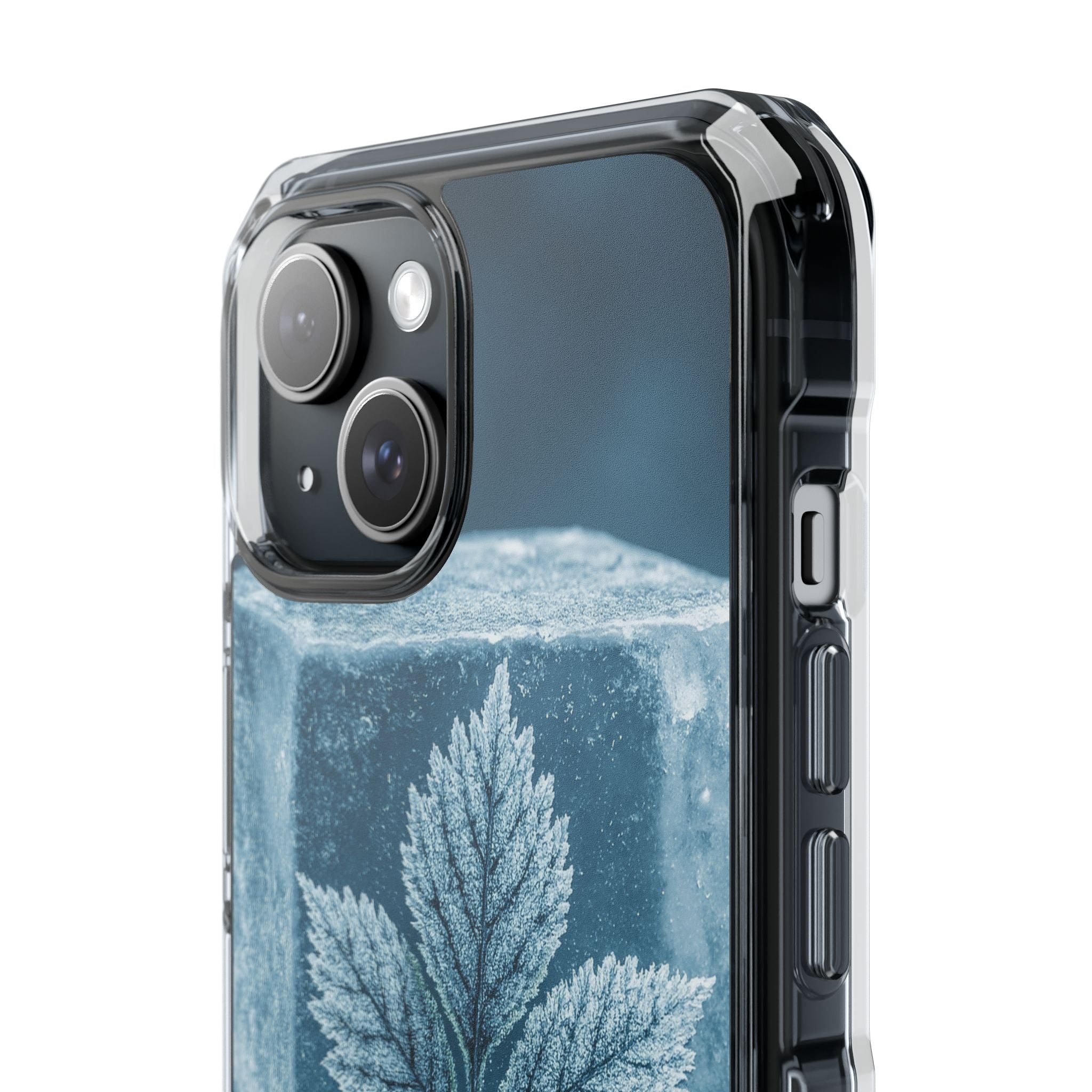 Frozen Leaf Phone Case for iPhone 14-17