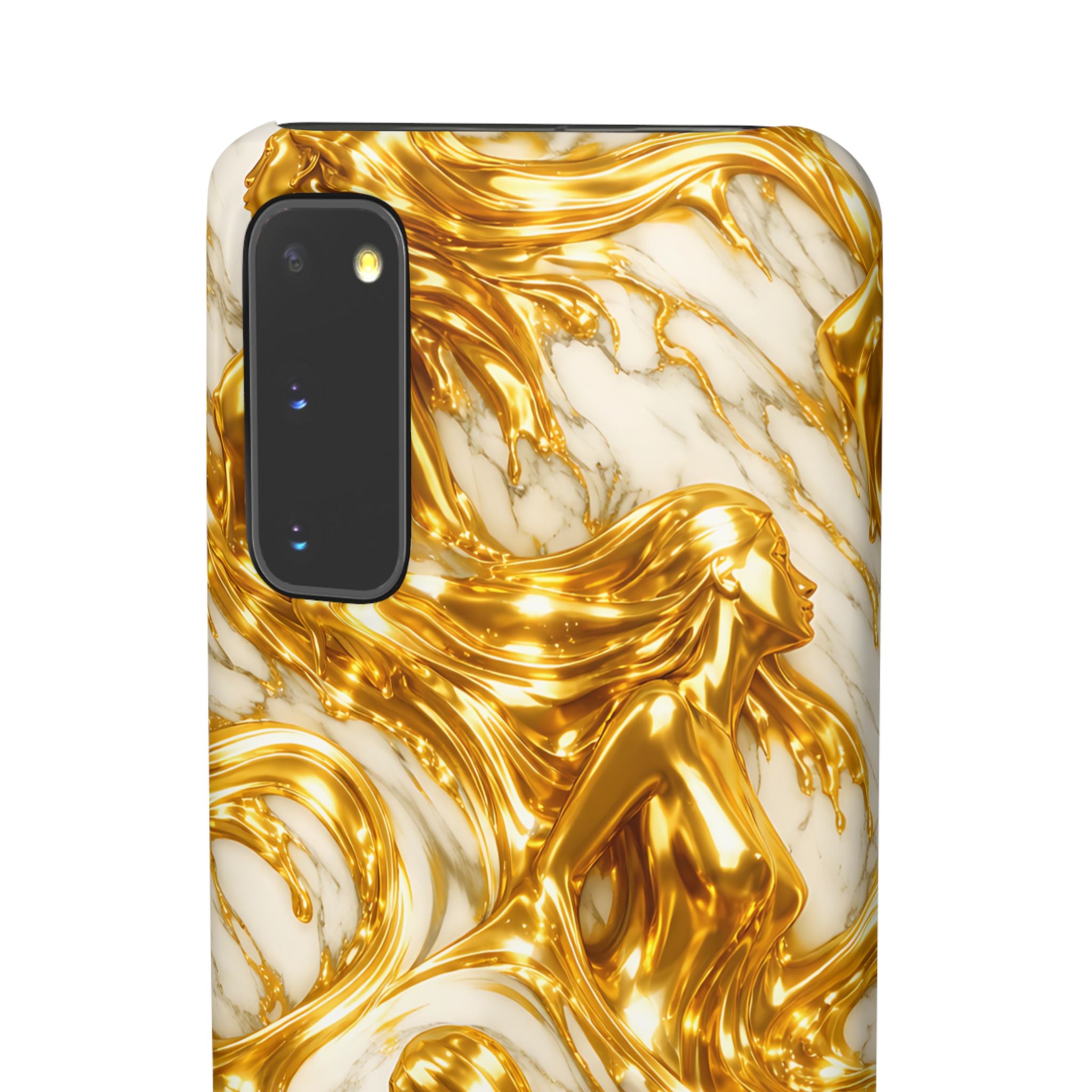 Divine Gold Woman Snap Phone Case for iPhone & Galaxy