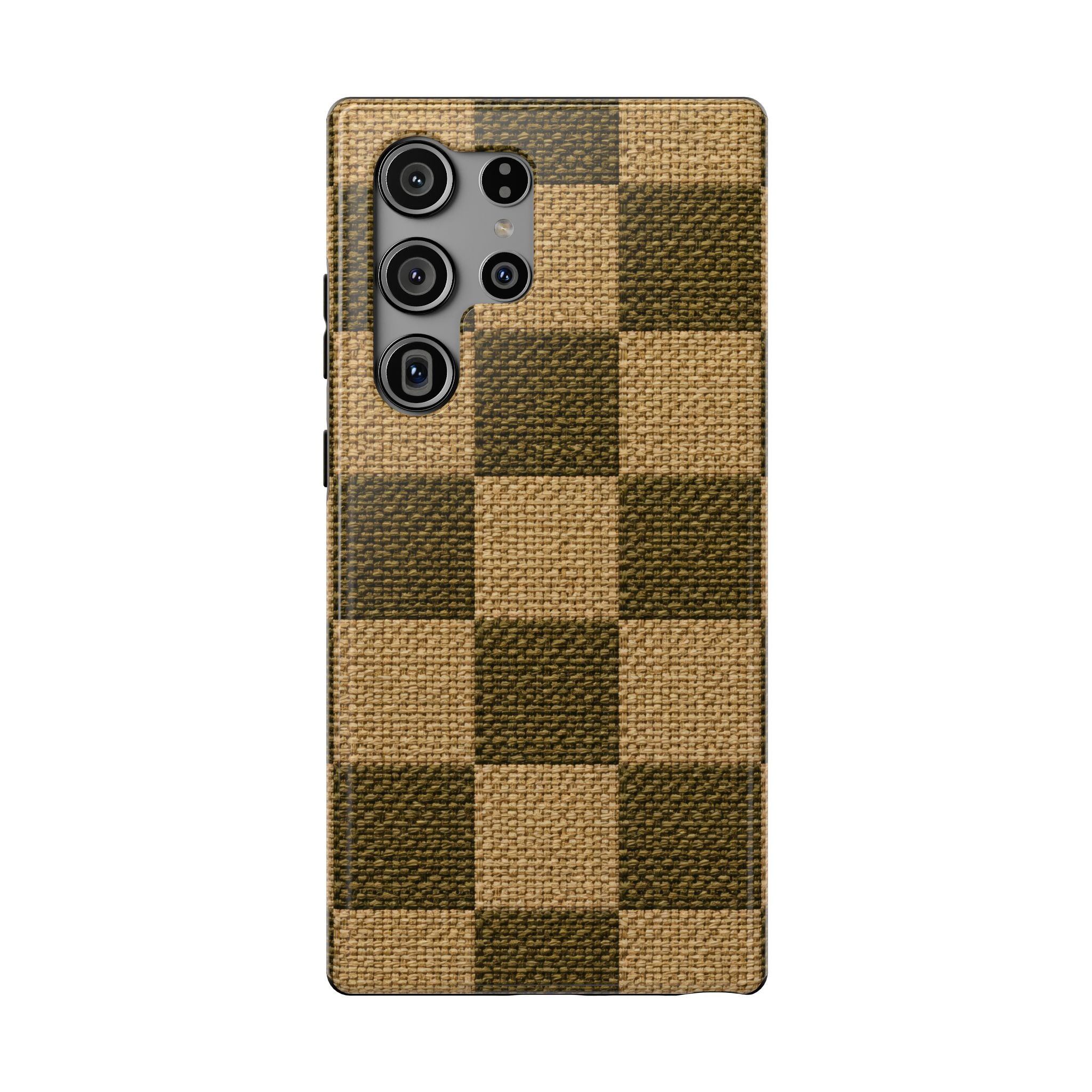 Rustic Woven Phone Case for iPhone 11-17 and Galaxy S22-S26