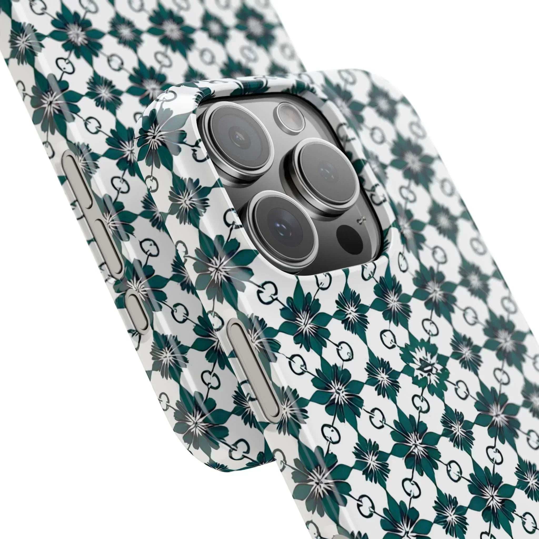 Elegant Geometric Pattern Phone Case for iPhone 11-17 - KARARMDESIGN