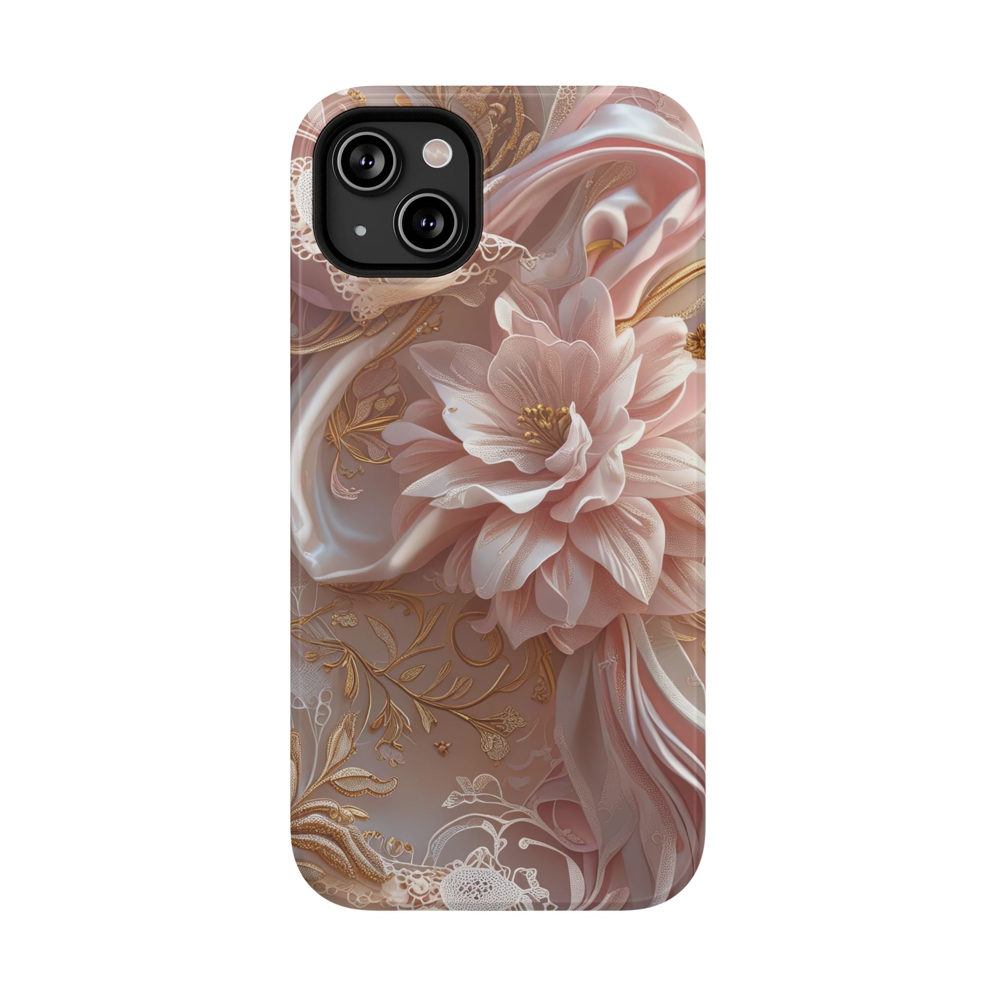Elegant Floral Phone Case for iPhone 11–17, 16e & Galaxy S22–S26