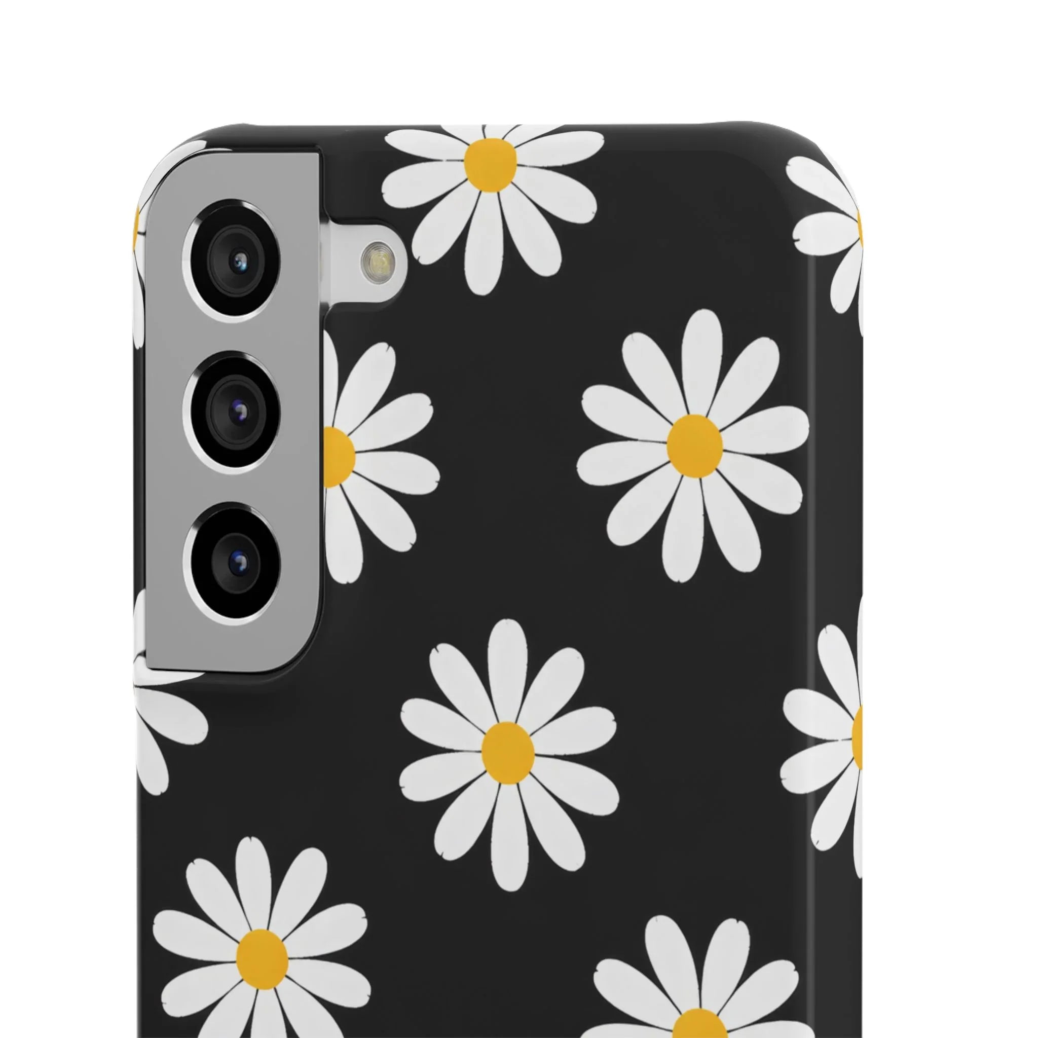 Daisy Charm Phone Case for iPhone 11-17 and Galaxy S20-S25 - KARARMDESIGN