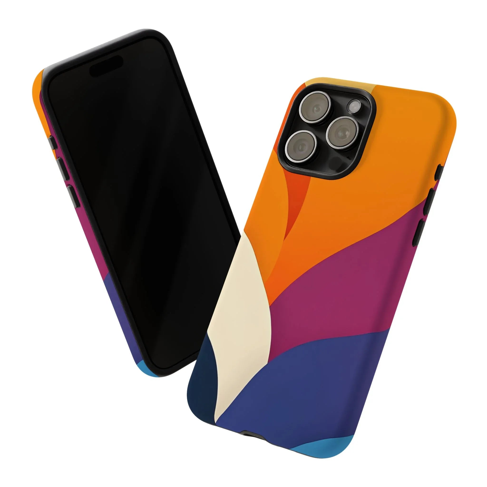 Vibrant Abstract Design Phone Case for iPhone and Galaxy - KARARMDESIGN