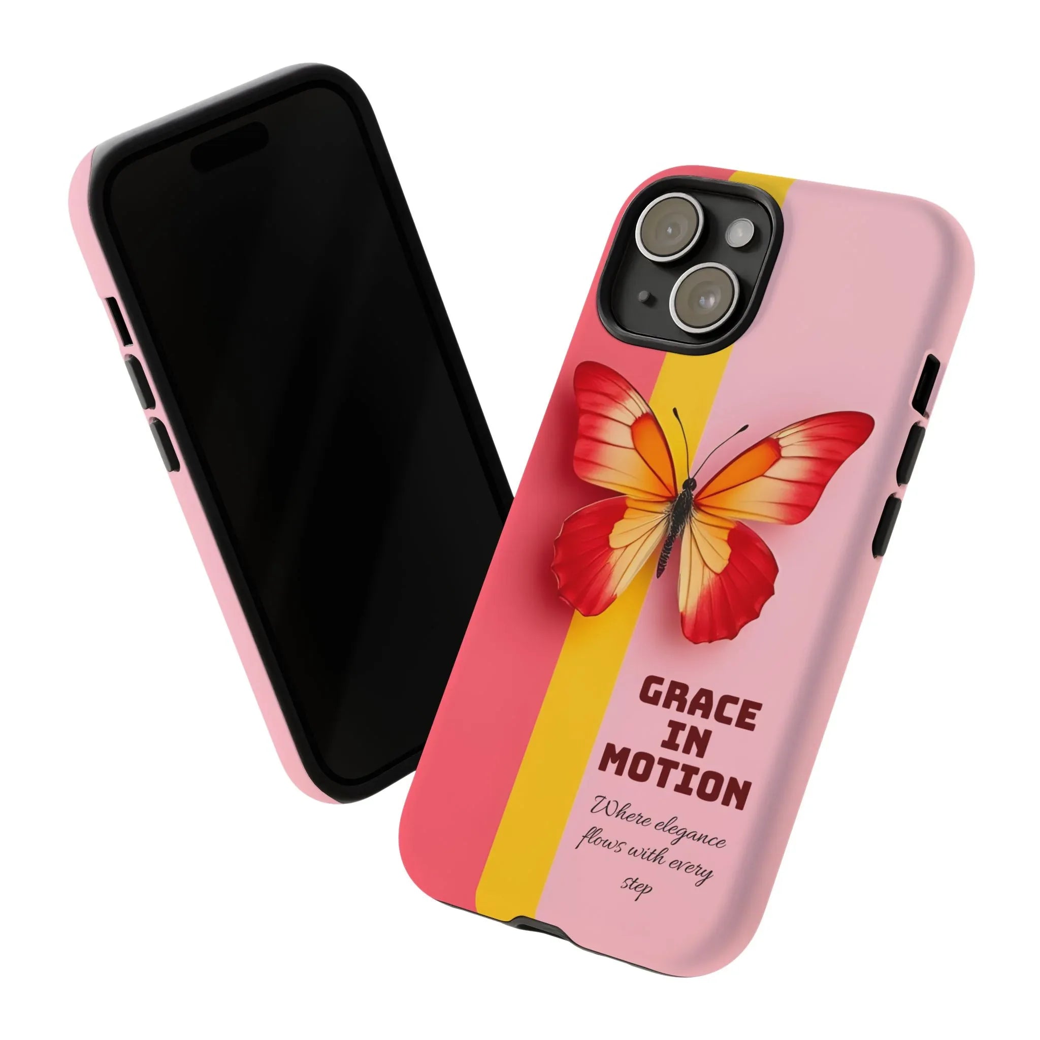 Grace in Motion – Elegant Phone Case for iPhone, Galaxy & Pixel - KARARMDESIGN