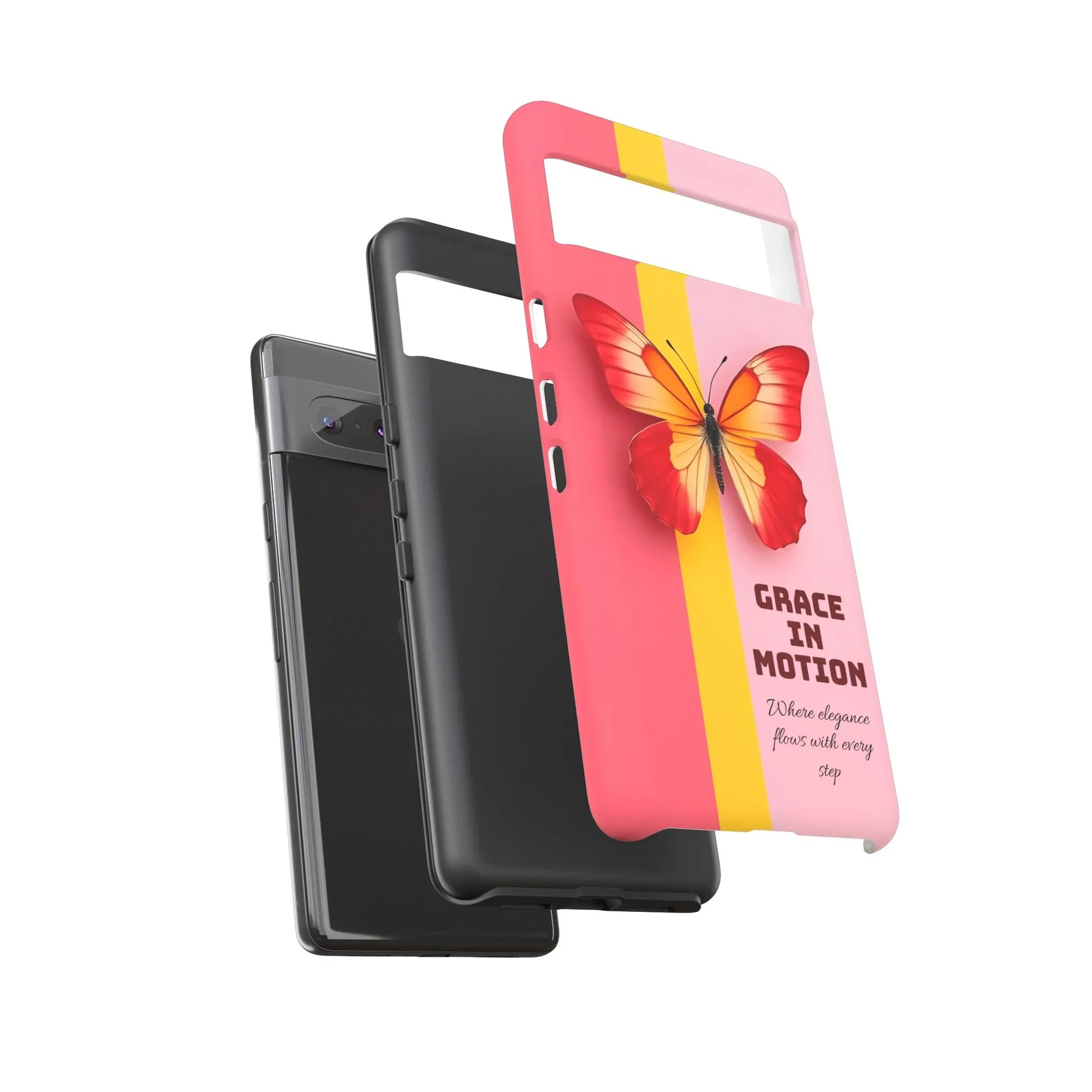 Grace in Motion – Elegant Phone Case for iPhone, Galaxy & Pixel - KARARMDESIGN