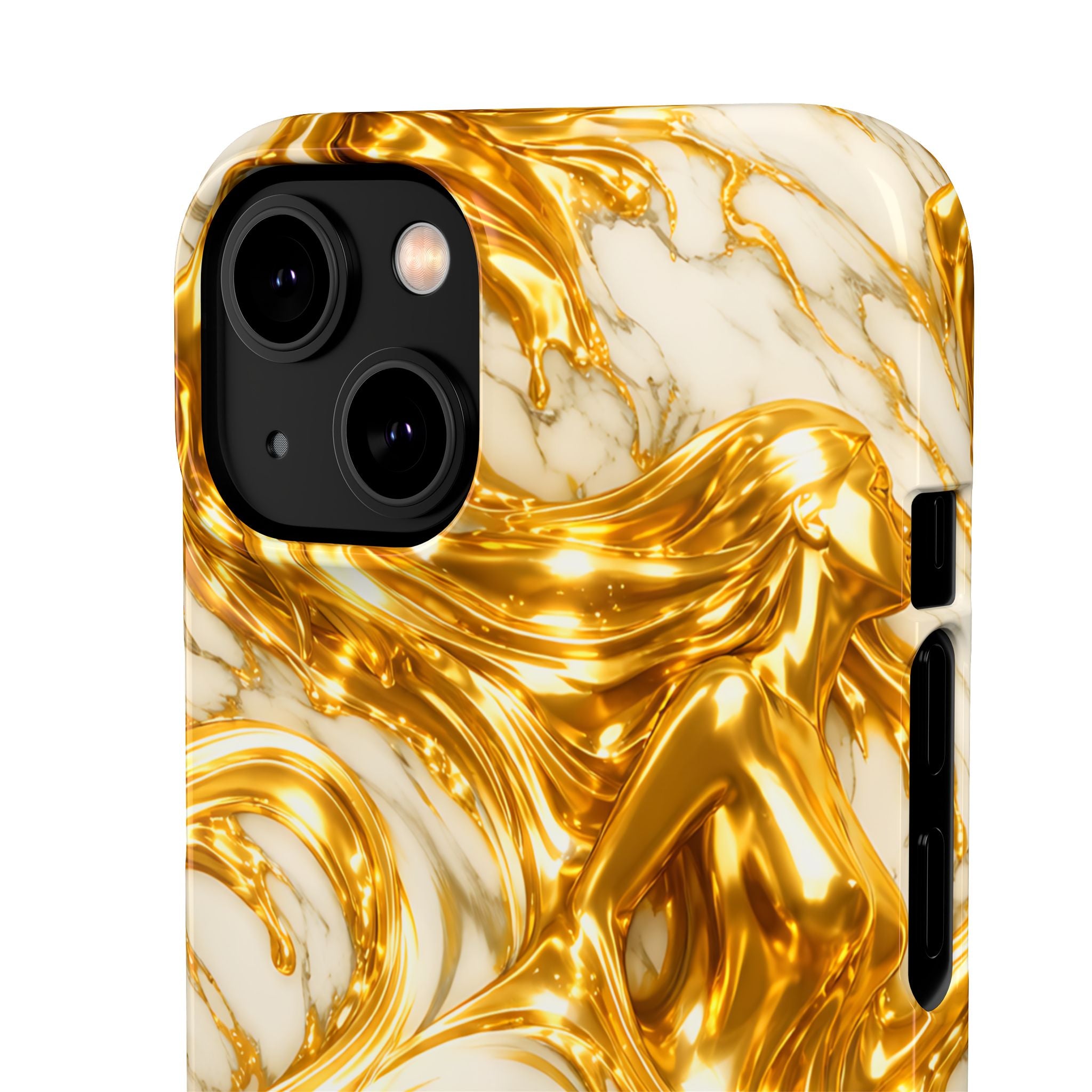 Divine Gold Woman Snap Phone Case for iPhone & Galaxy