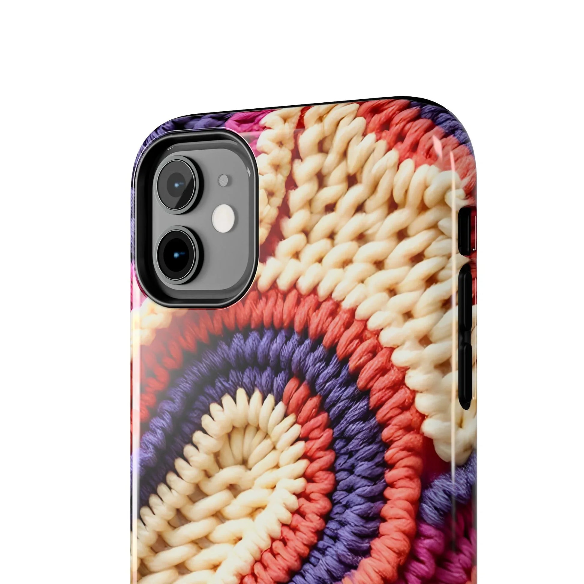Handwoven Textile Art Phone Case for iPhone 11-17 and Galaxy S21-S25 - KARARMDESIGN
