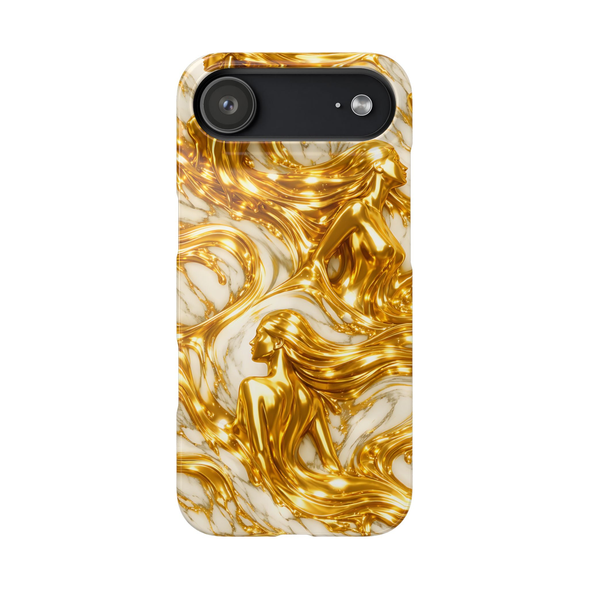 Divine Gold Woman Snap Phone Case for iPhone & Galaxy