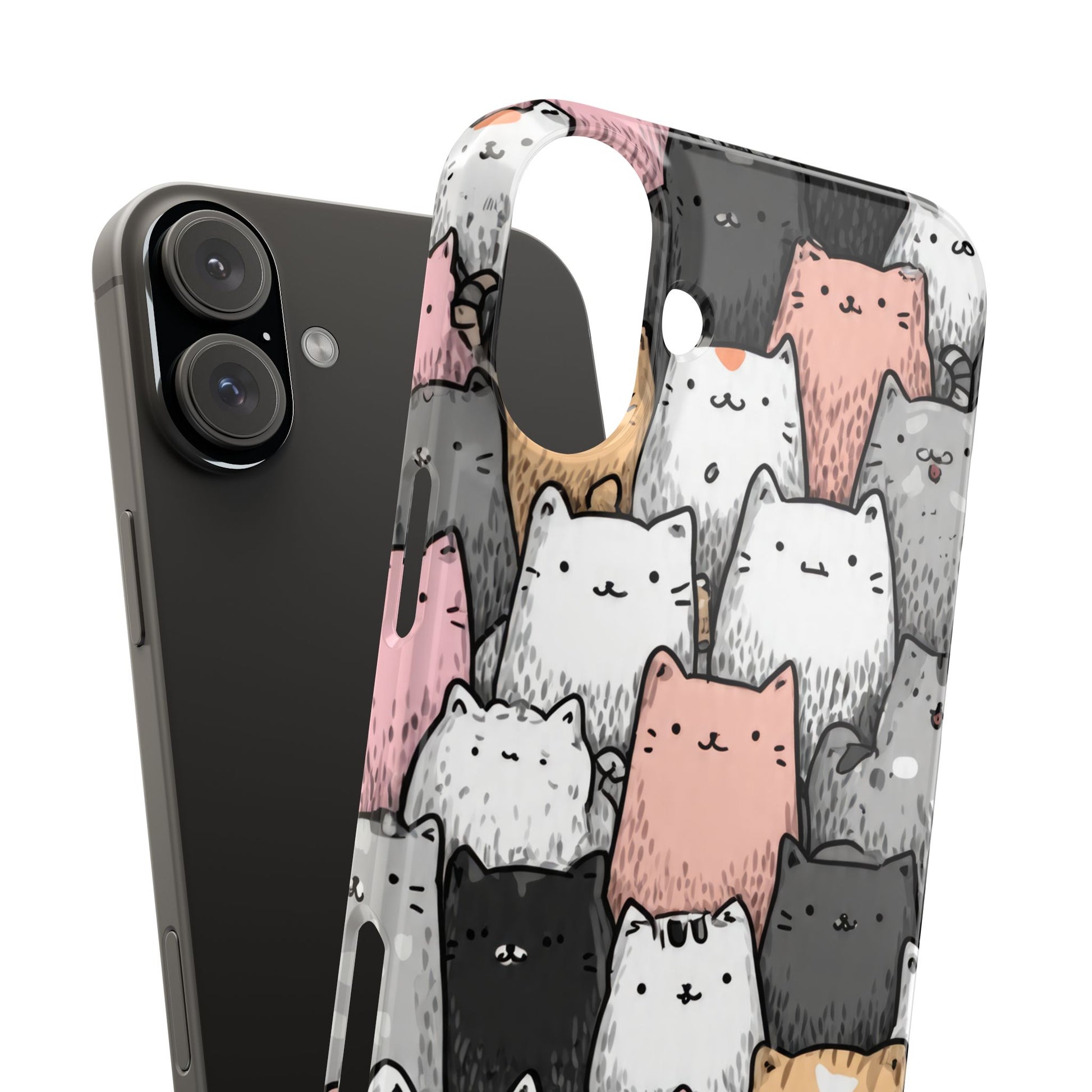 Cat Carnival Phone Case for iPhone 11-17 Models - KARARMDESIGN