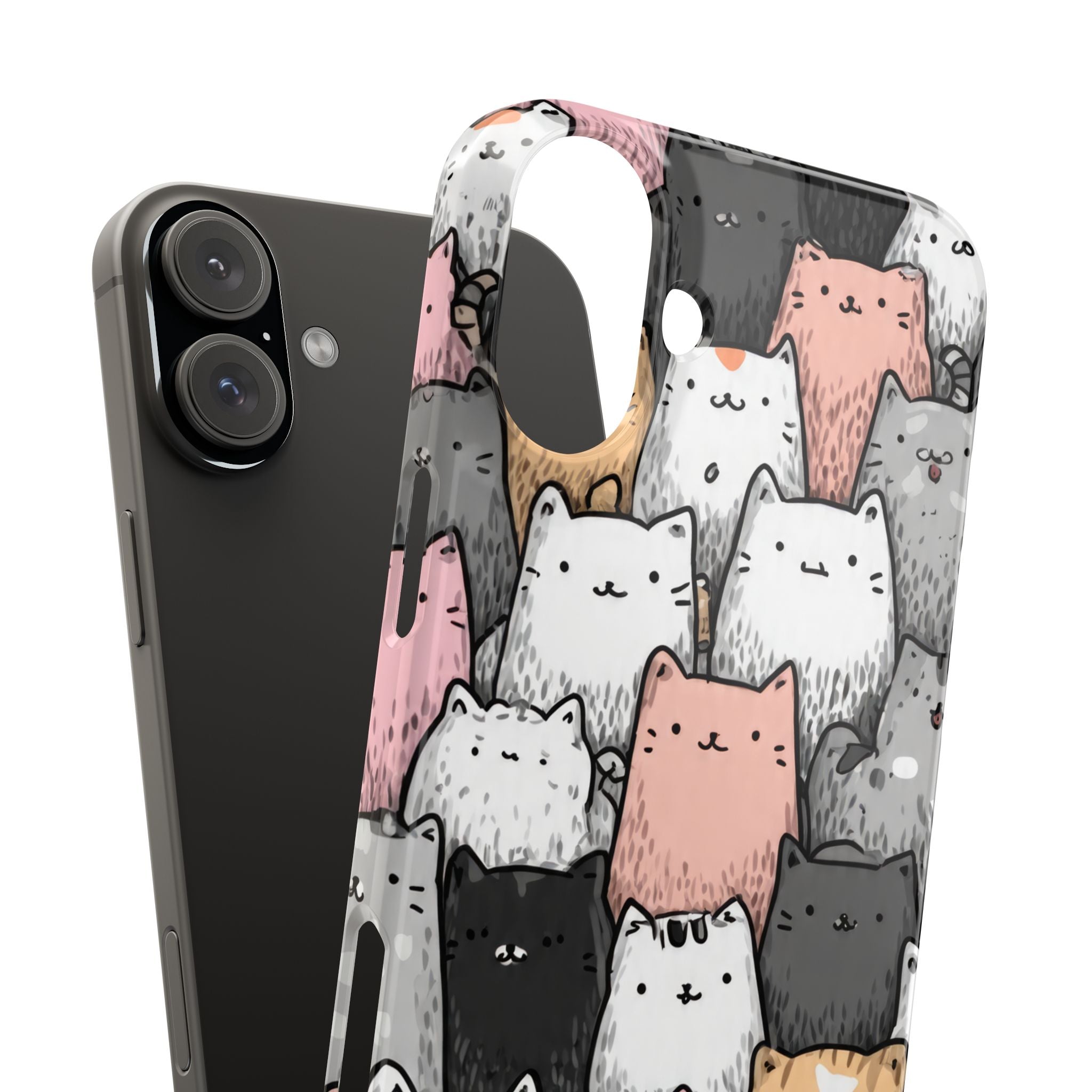 Cat Carnival Phone Case for iPhone 11-17 Models - KARARMDESIGN