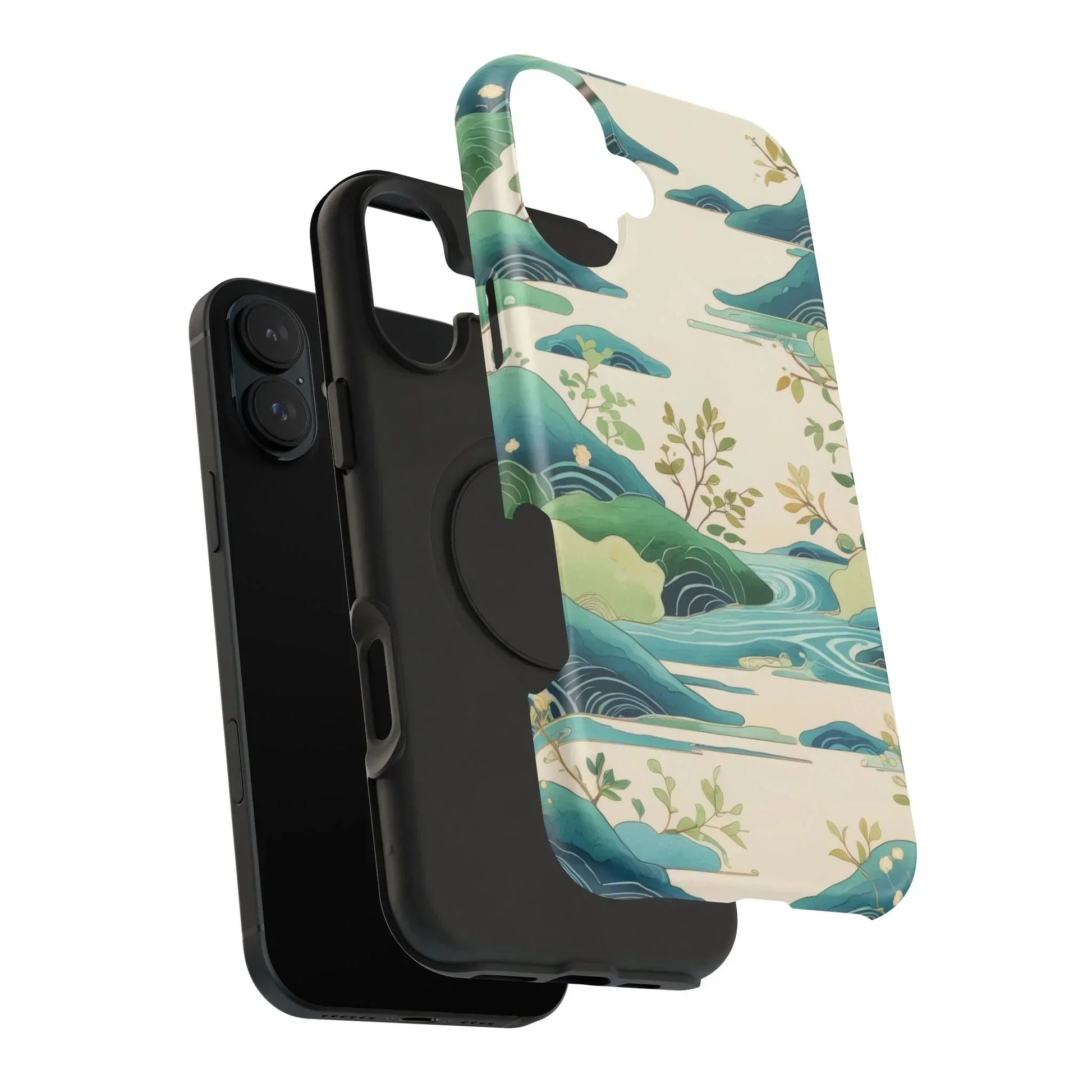 Nature Landscape Phone Case for iPhone 12-16 and Samsung Galaxy S21-S22 Models - KarArmDesign