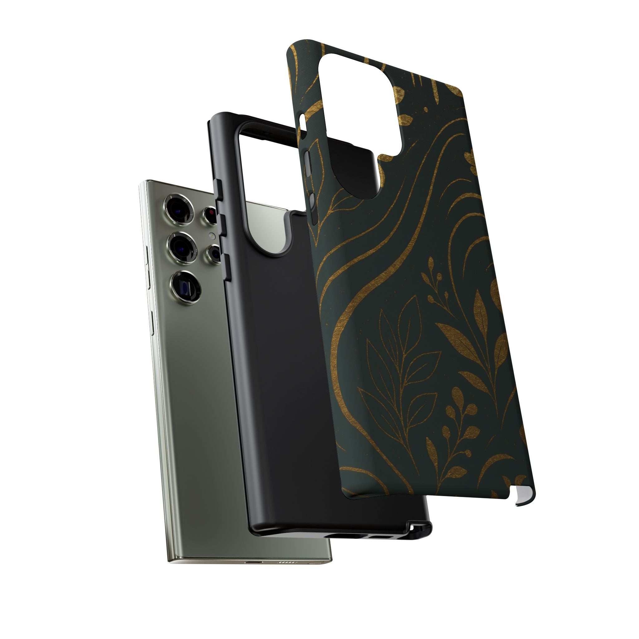 Gold Pattern Tough Phone Case for Samsung Galaxy & Google Pixel