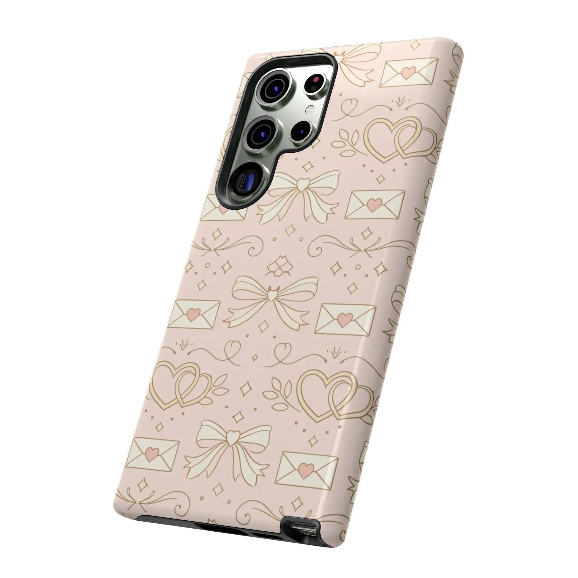 Sweet Romance Tough Phone Case for iPhone 11–17 & Galaxy S10–S25 - KARARMDESIGN