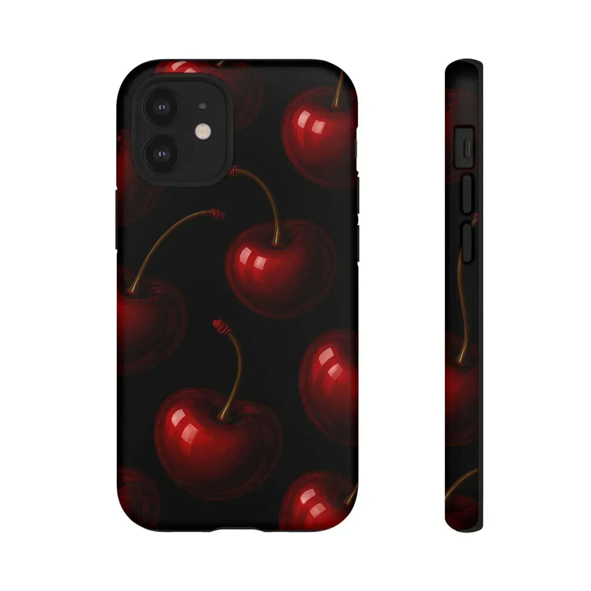 Cherry Phone Case for iPhone X-16 and Galaxy S20-S25 - KARARMDESIGN