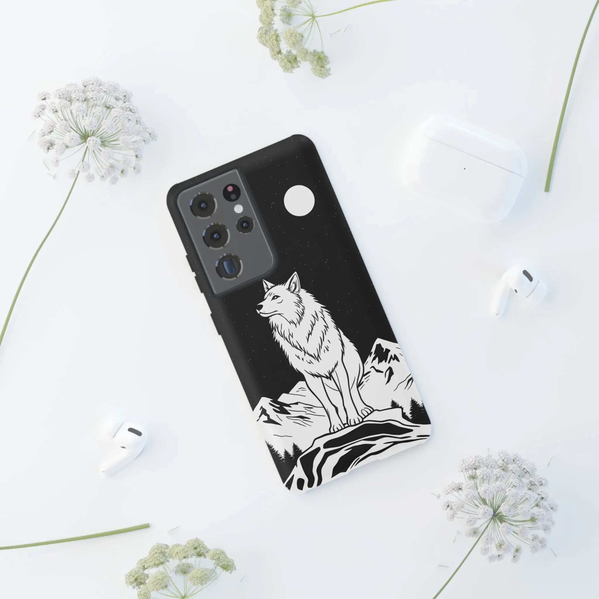 Majestic Wolf Phone Case for iPhone and Galaxy - KARARMDESIGN