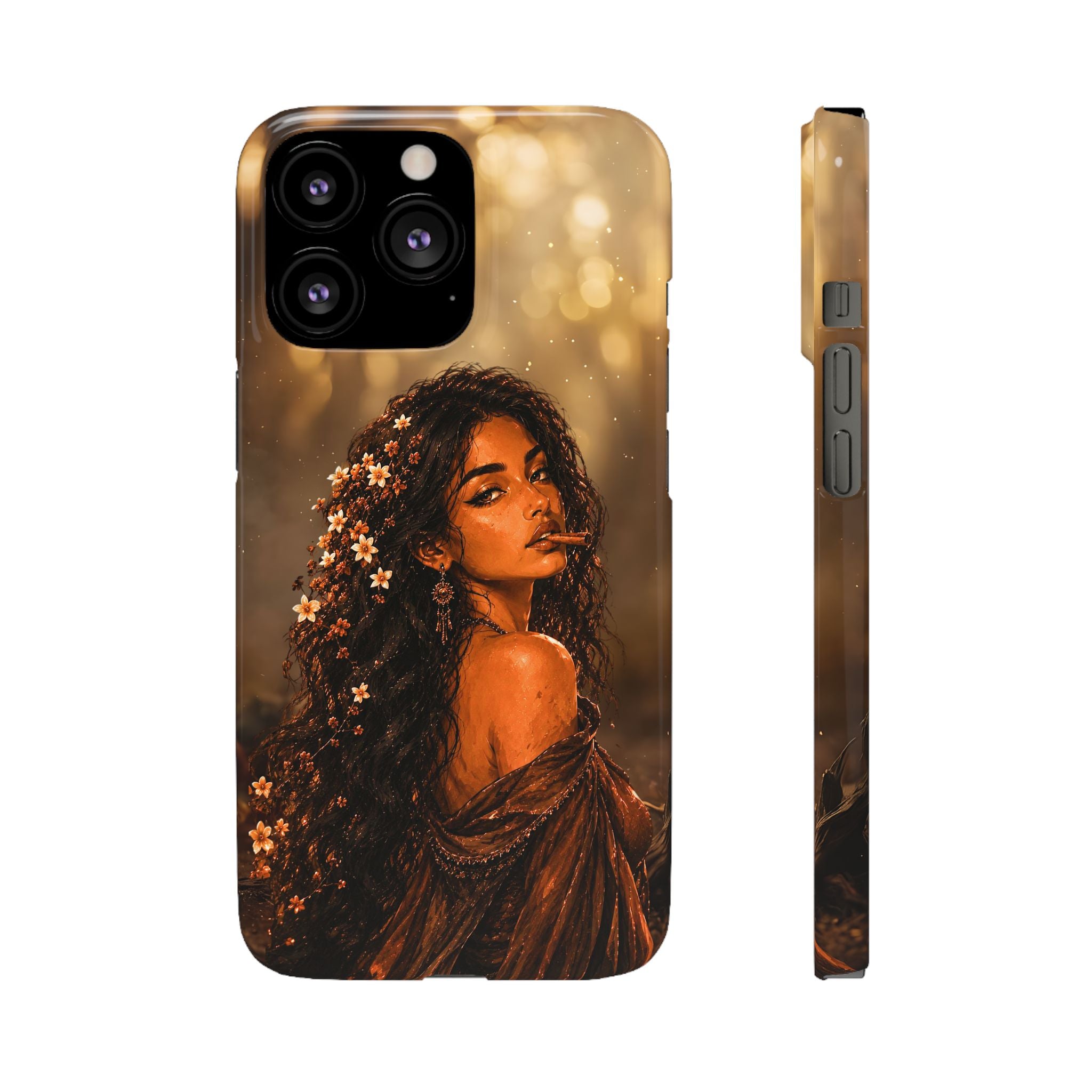 Cinnamon Girl Phone Case for iPhone 11-17 & Samsung Galaxy S20-S26