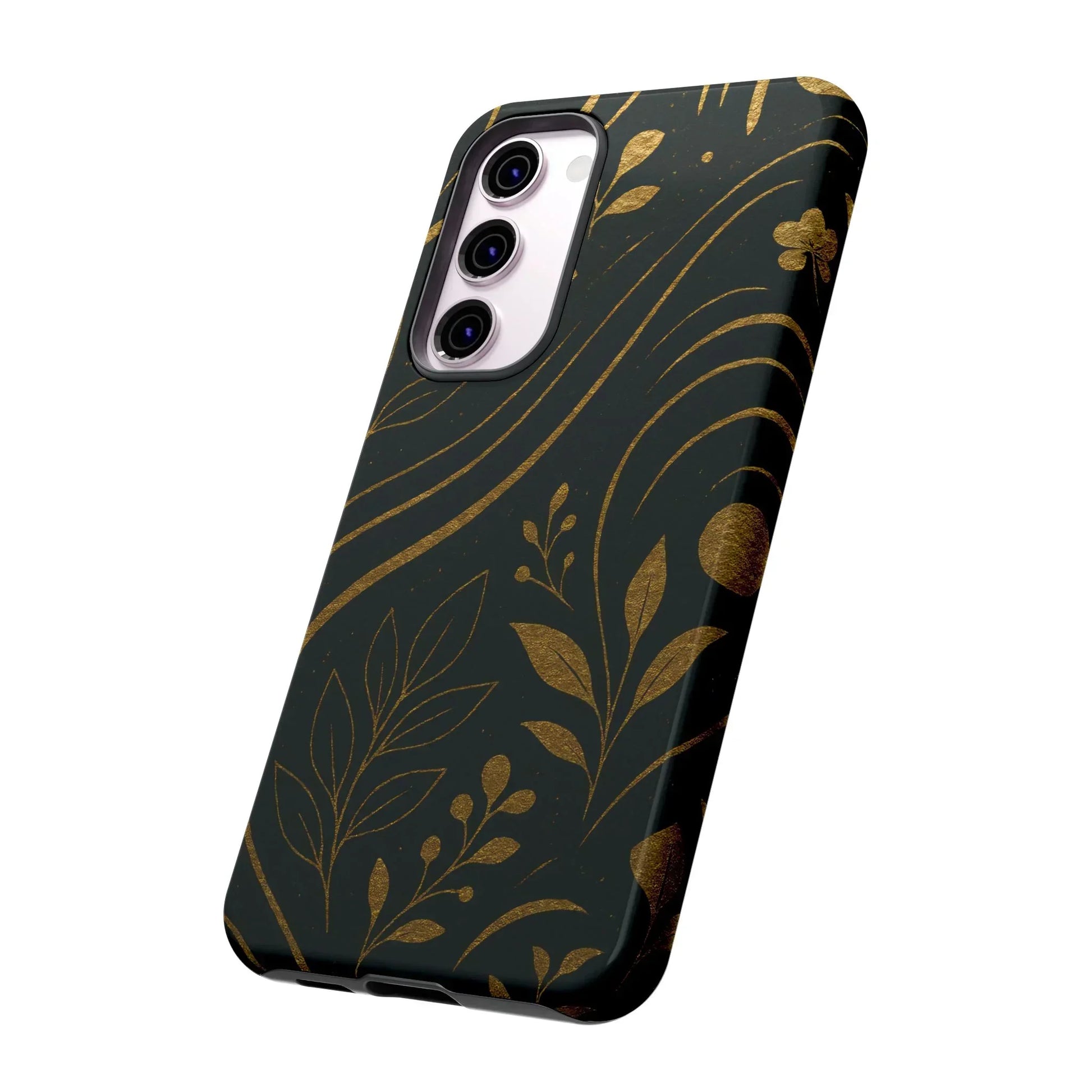Foil Frenzy Abstract Gold Pattern Phone Case for Samsung Galaxy and Google Pixel - KarArmDesign