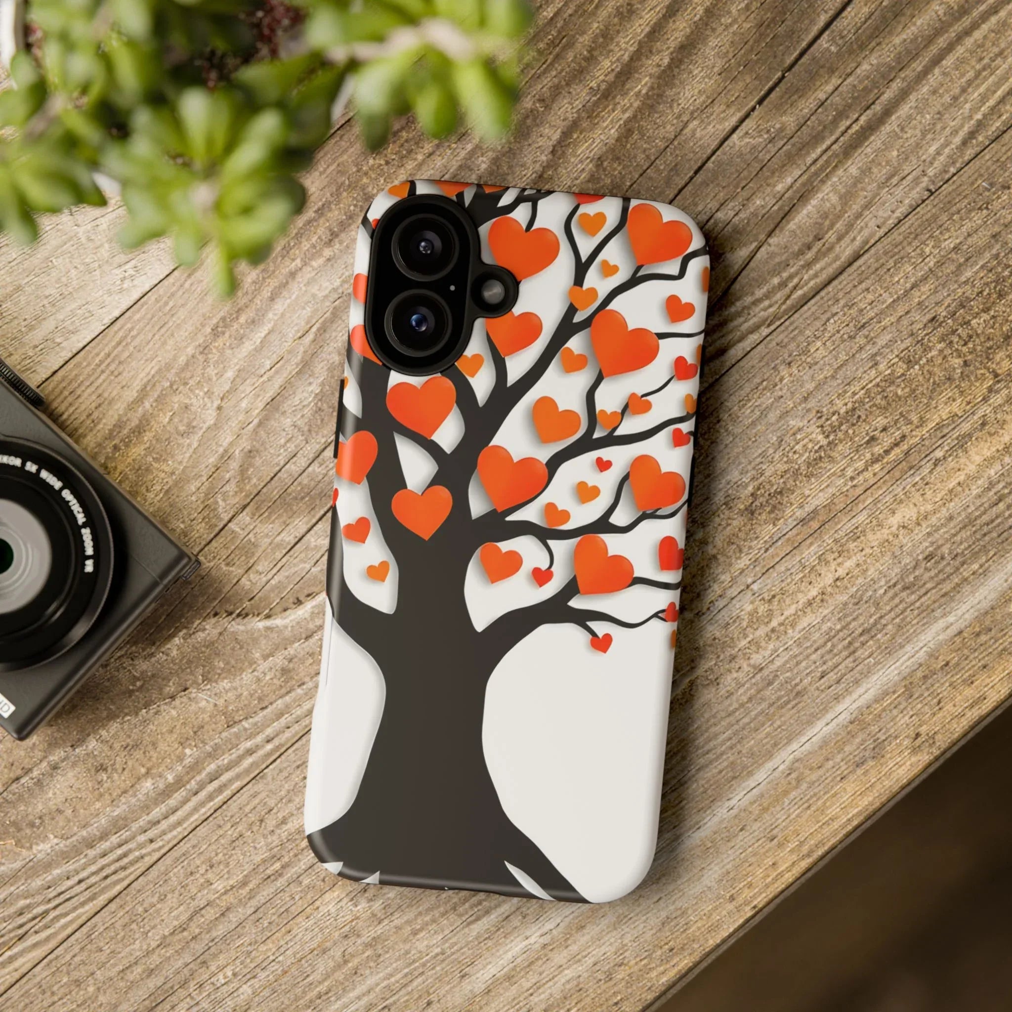 Heart Design Phone Case for iPhone 11–17 and Galaxy S20–S25 - KARARMDESIGN