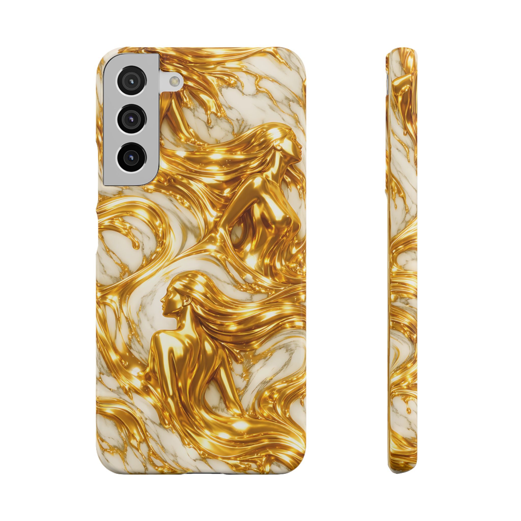Divine Gold Woman Snap Phone Case for iPhone & Galaxy
