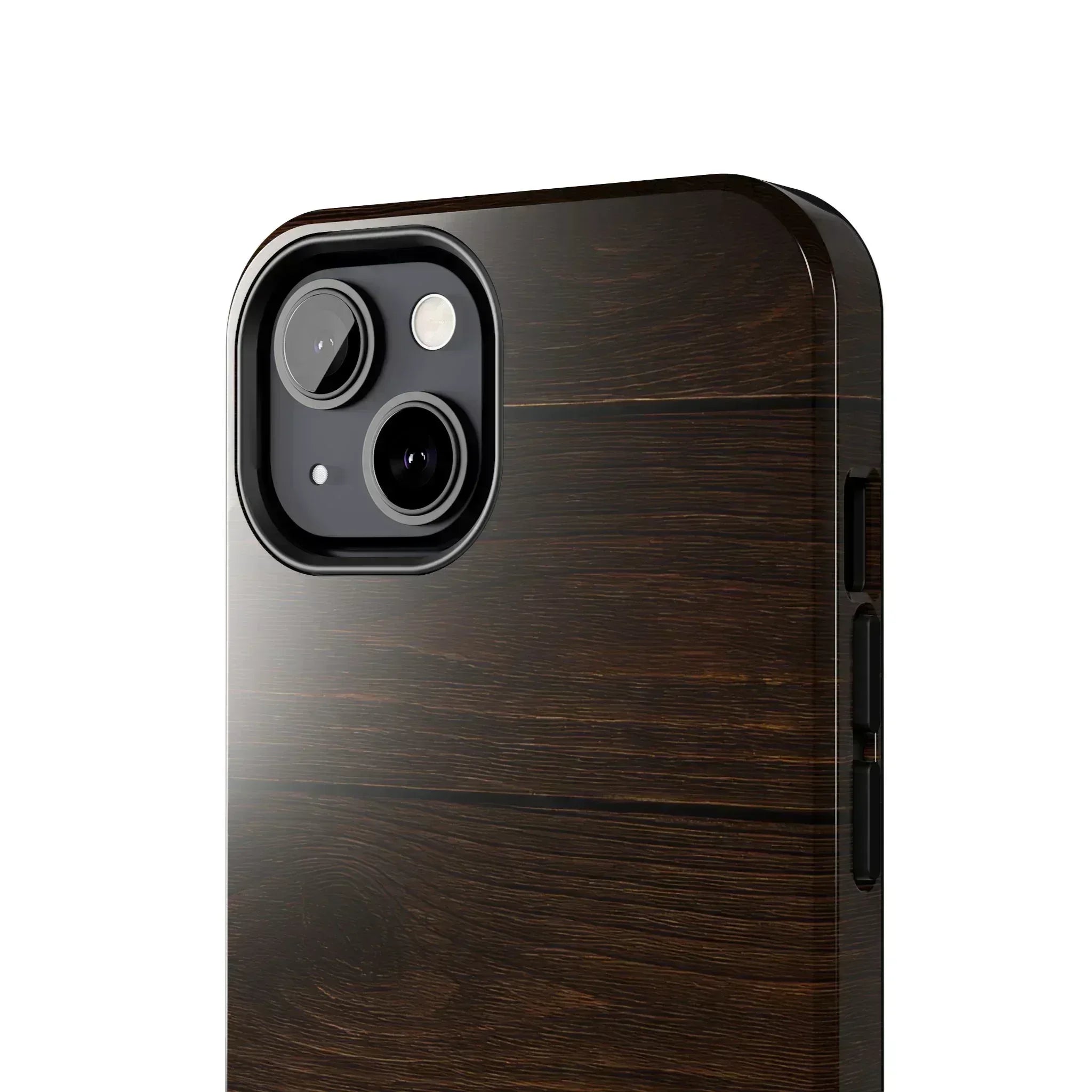 Dark Wood Grain Phone Case for iPhone and Galaxy - KARARMDESIGN