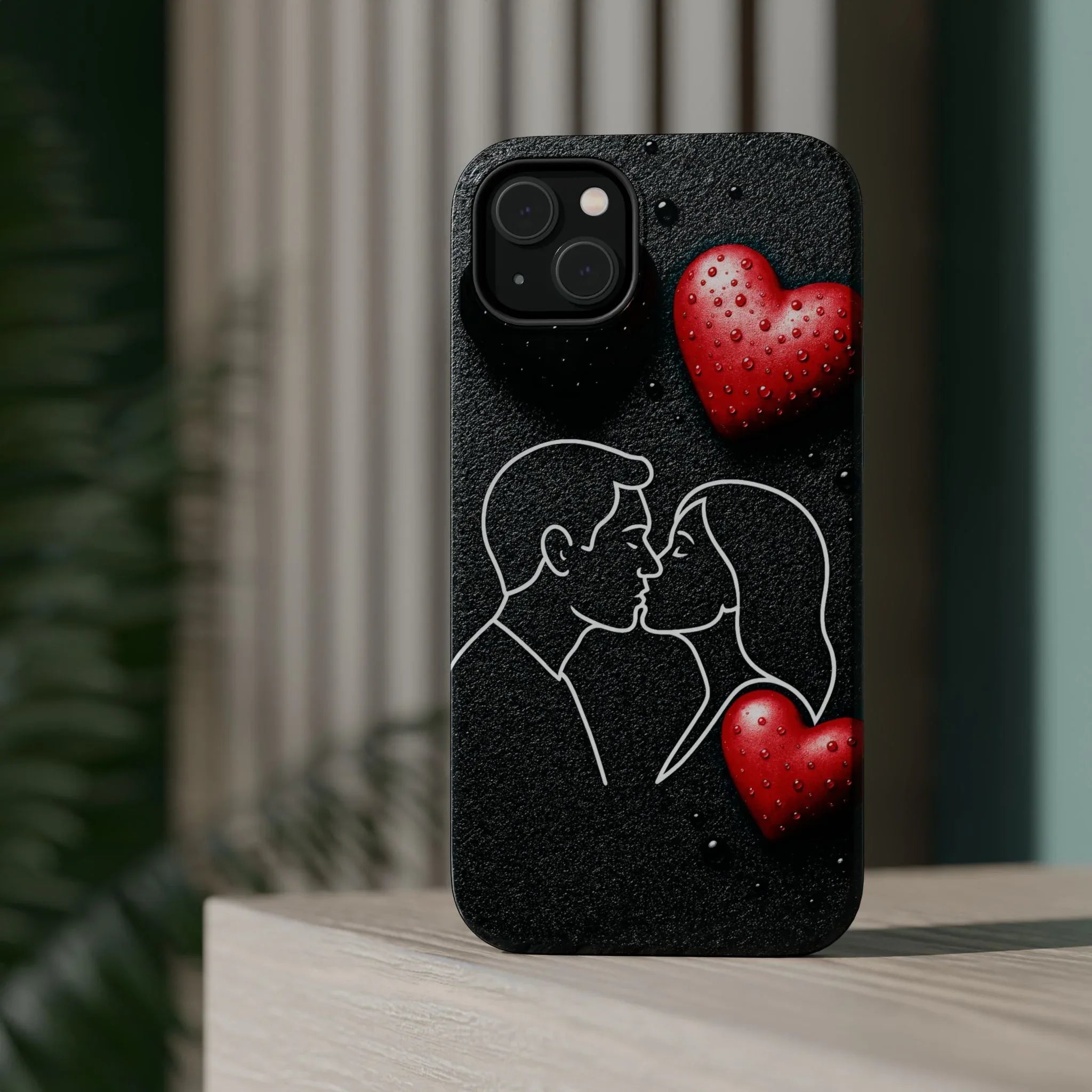 Midnight Kiss Phone Case for iPhone 13-17 - KARARMDESIGN
