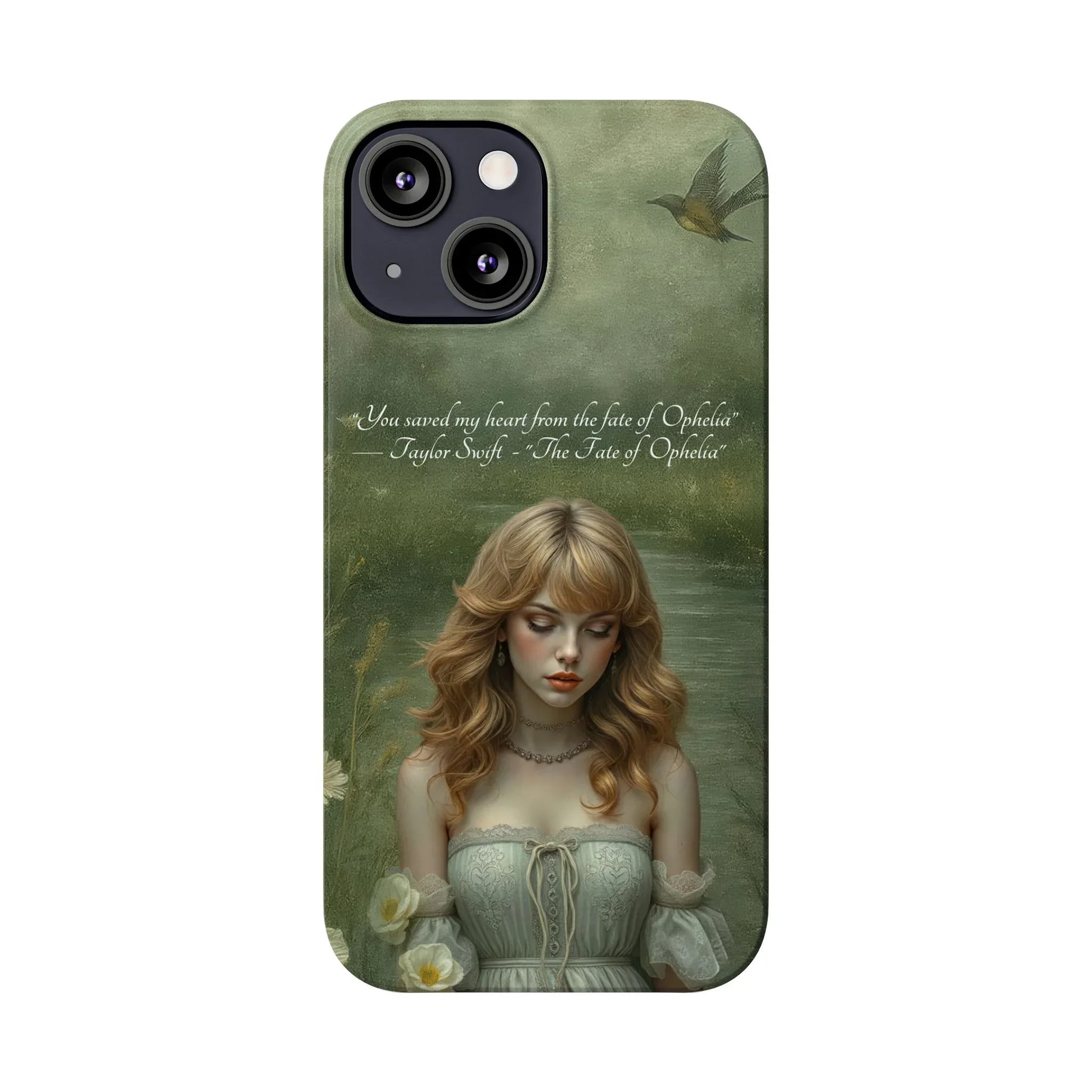 "Melancholic Ophelia" Phone Case for iPhone 11-17 - KARARMDESIGN