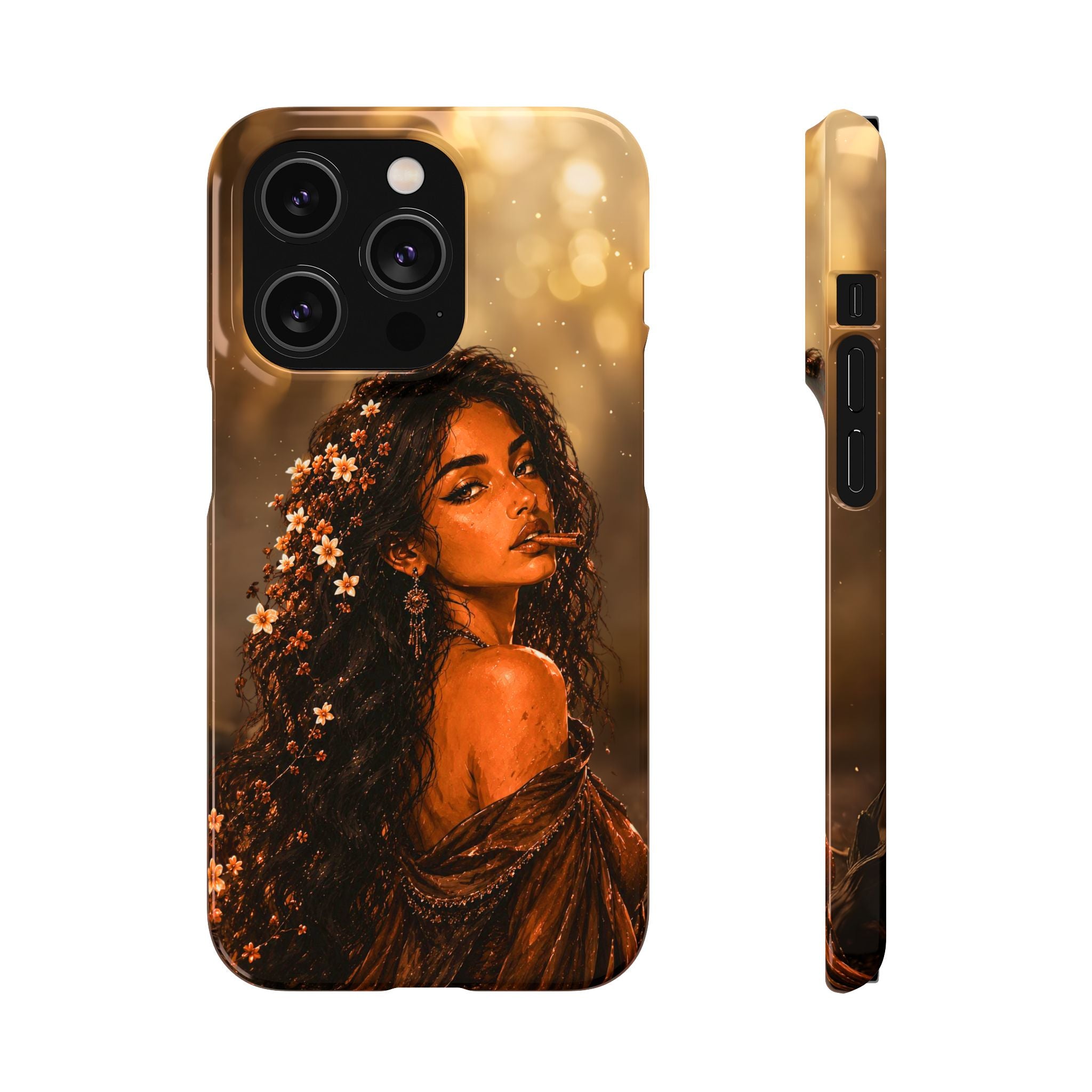 Cinnamon Girl Phone Case for iPhone 11-17 & Samsung Galaxy S20-S26