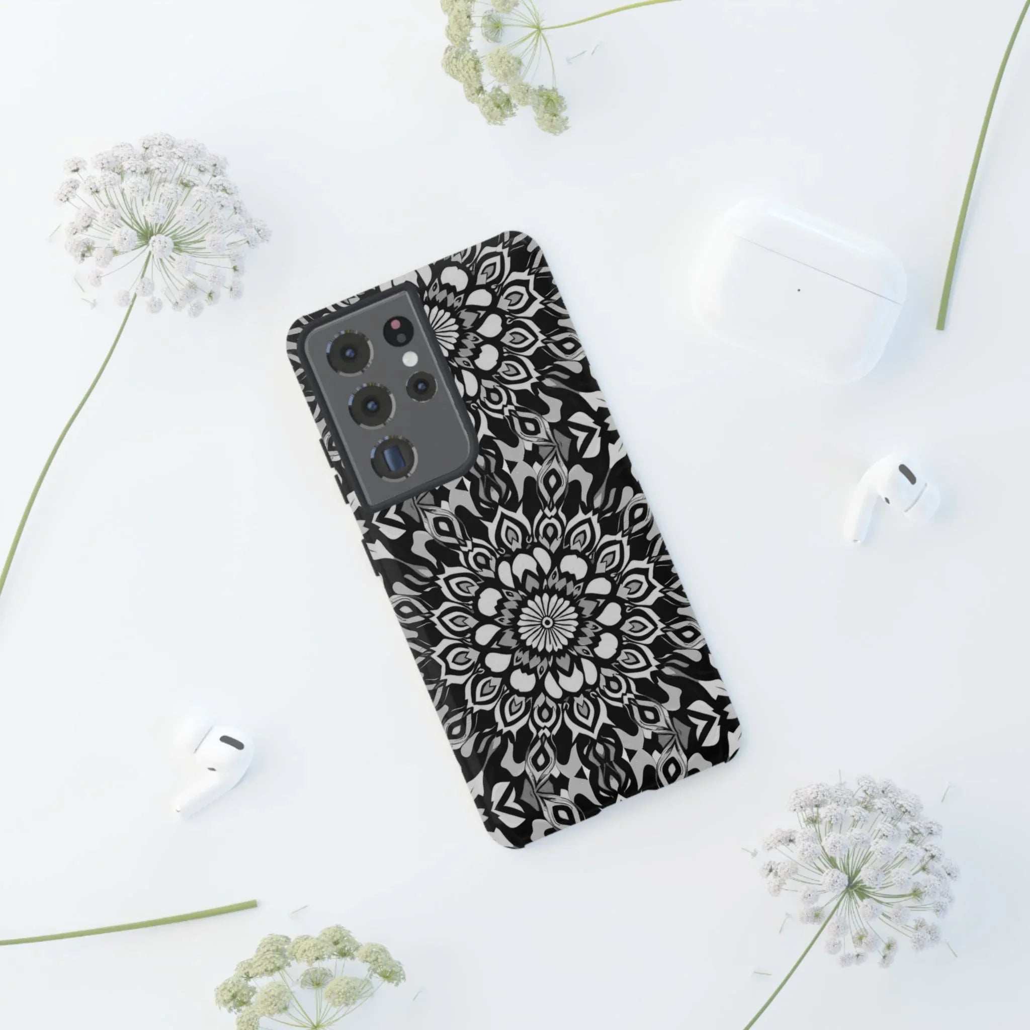 Mandala Phone Case for iPhone and Galaxy - KARARMDESIGN