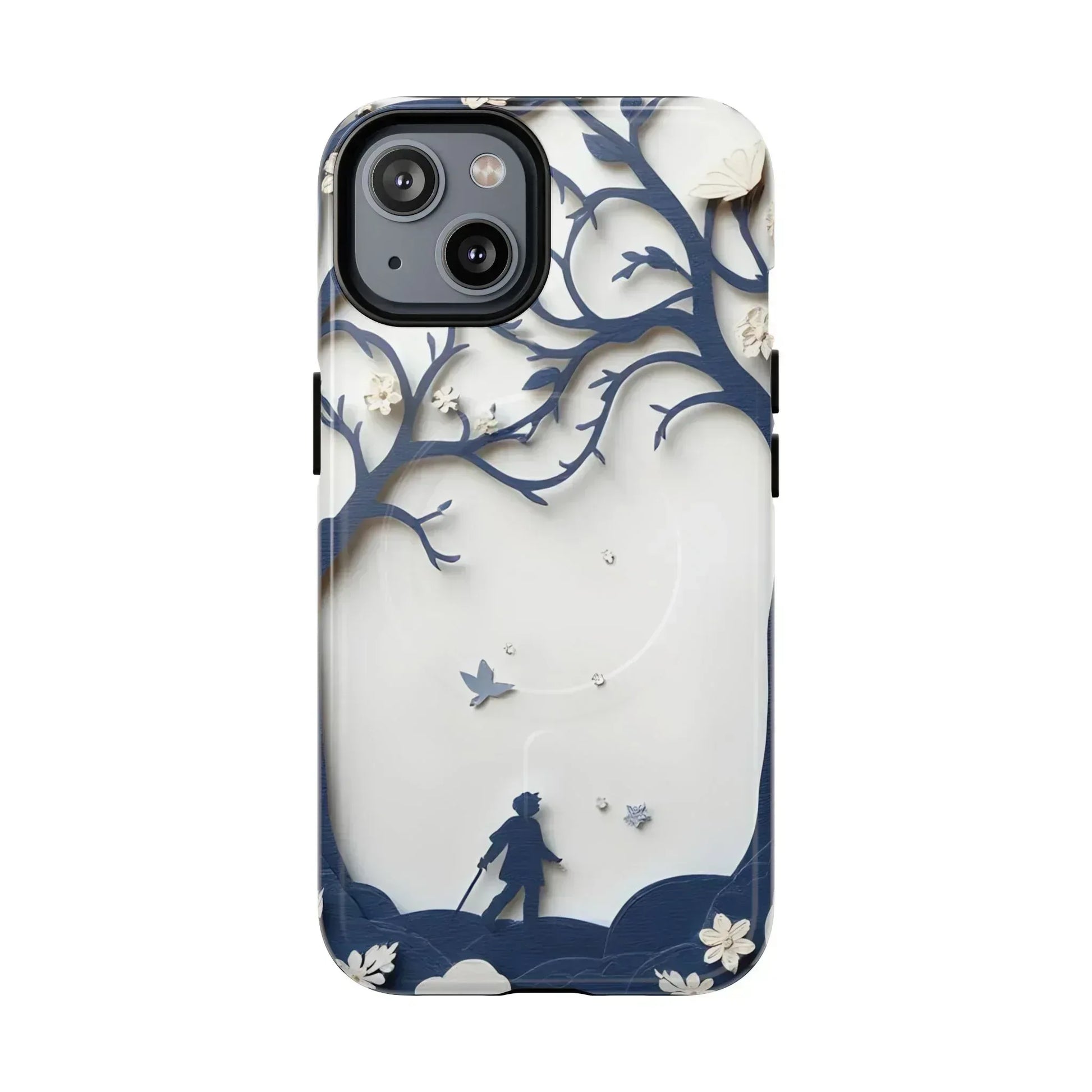 Nature Silhouette Phone Case for iPhone 14-16 - KARARMDESIGN