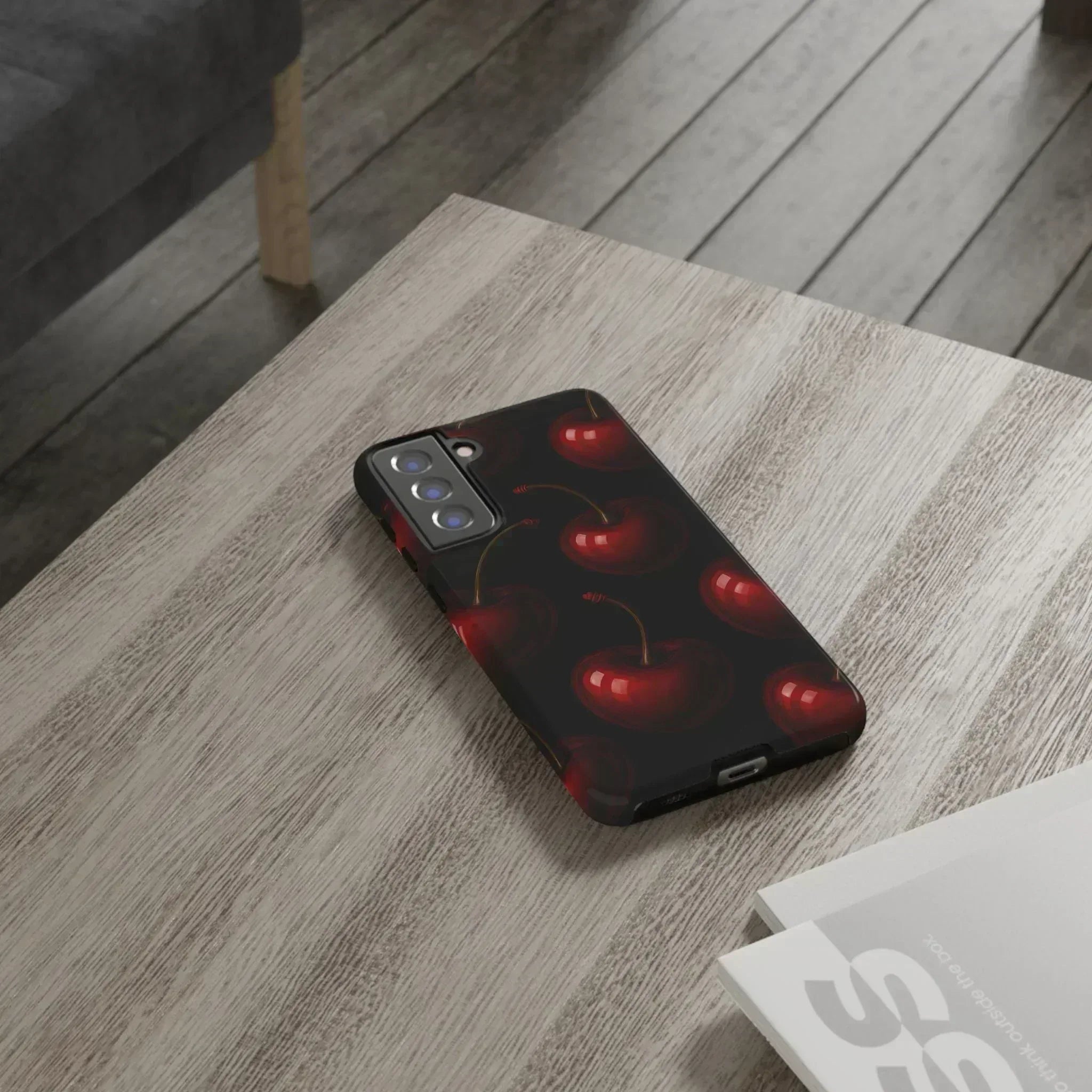 Cherry Phone Case for iPhone X-16 and Galaxy S20-S25 - KARARMDESIGN
