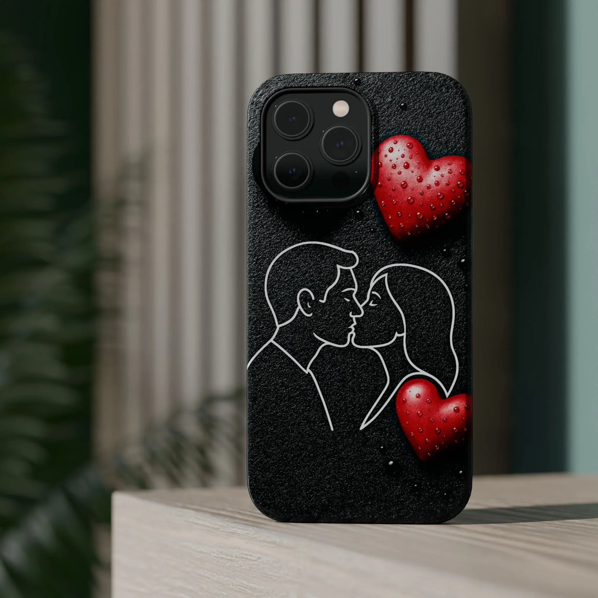 Midnight Kiss Phone Case for iPhone 13-17 - KARARMDESIGN