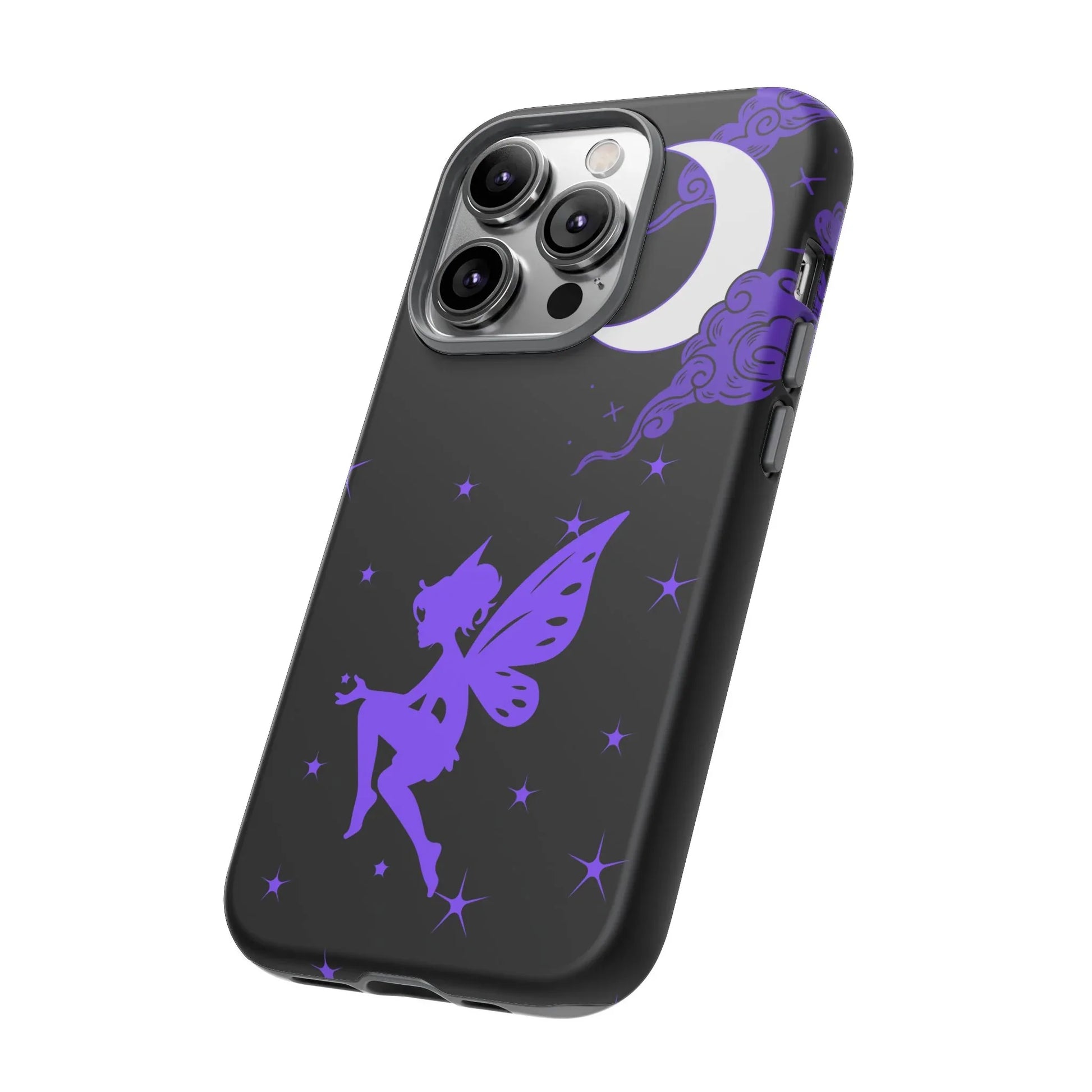 Moonlit Fairy Phone Case for iPhone 8-16 and Galaxy S10-S23 - KARARMDESIGN