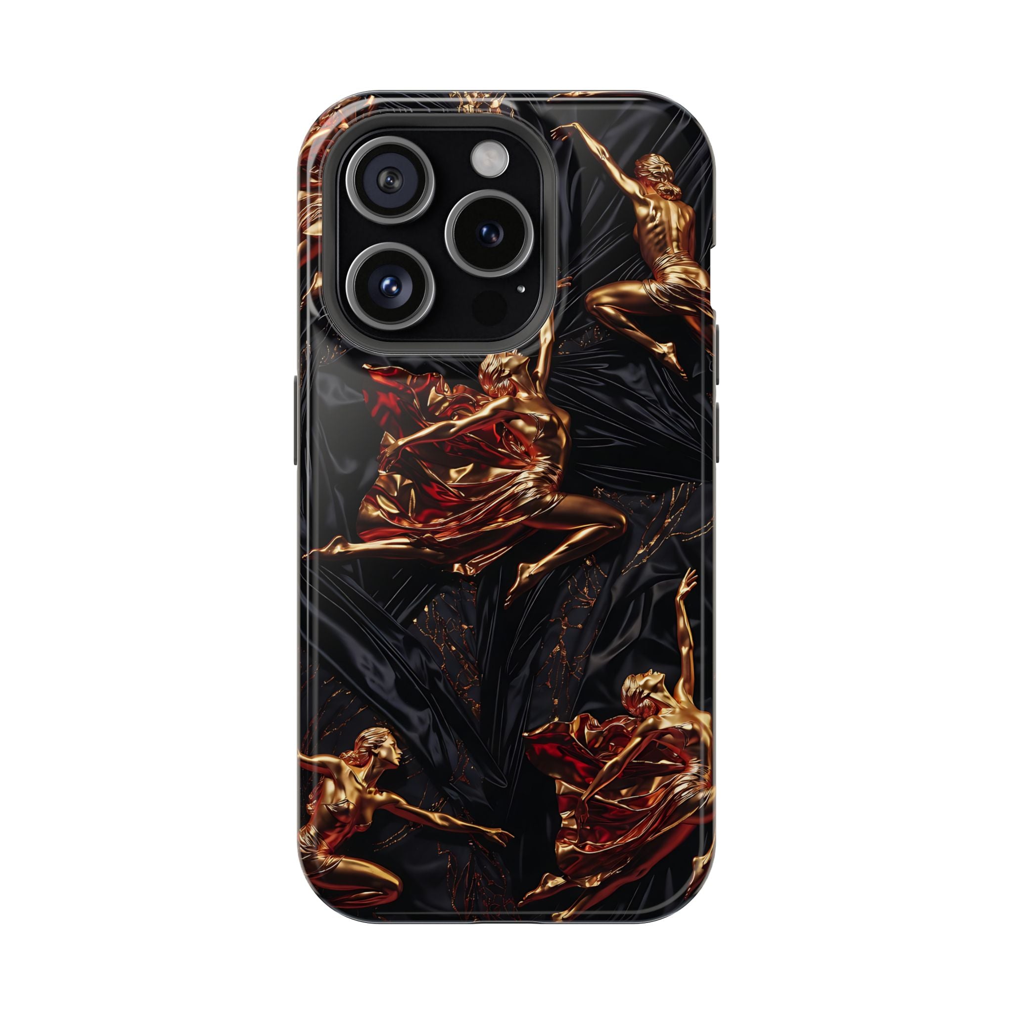 Gold Sculpture Phone Case for iPhone 13-17 & Samsung Galaxy S26