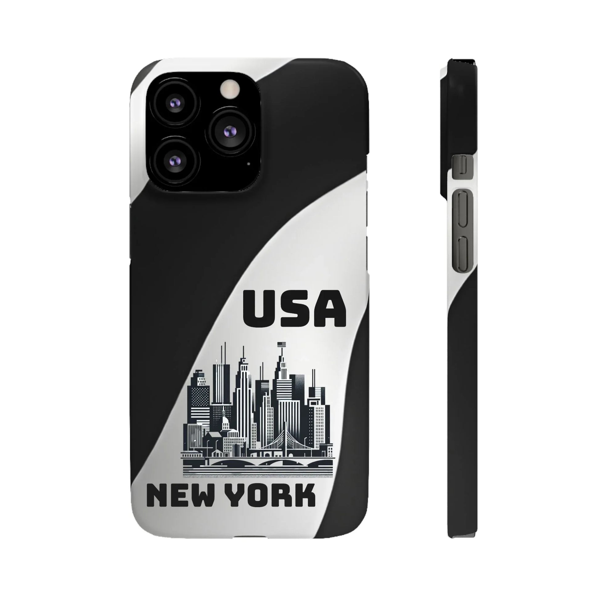 Monochrome New York City Phone Case for iPhone, Galaxy & Pixel - KARARMDESIGN