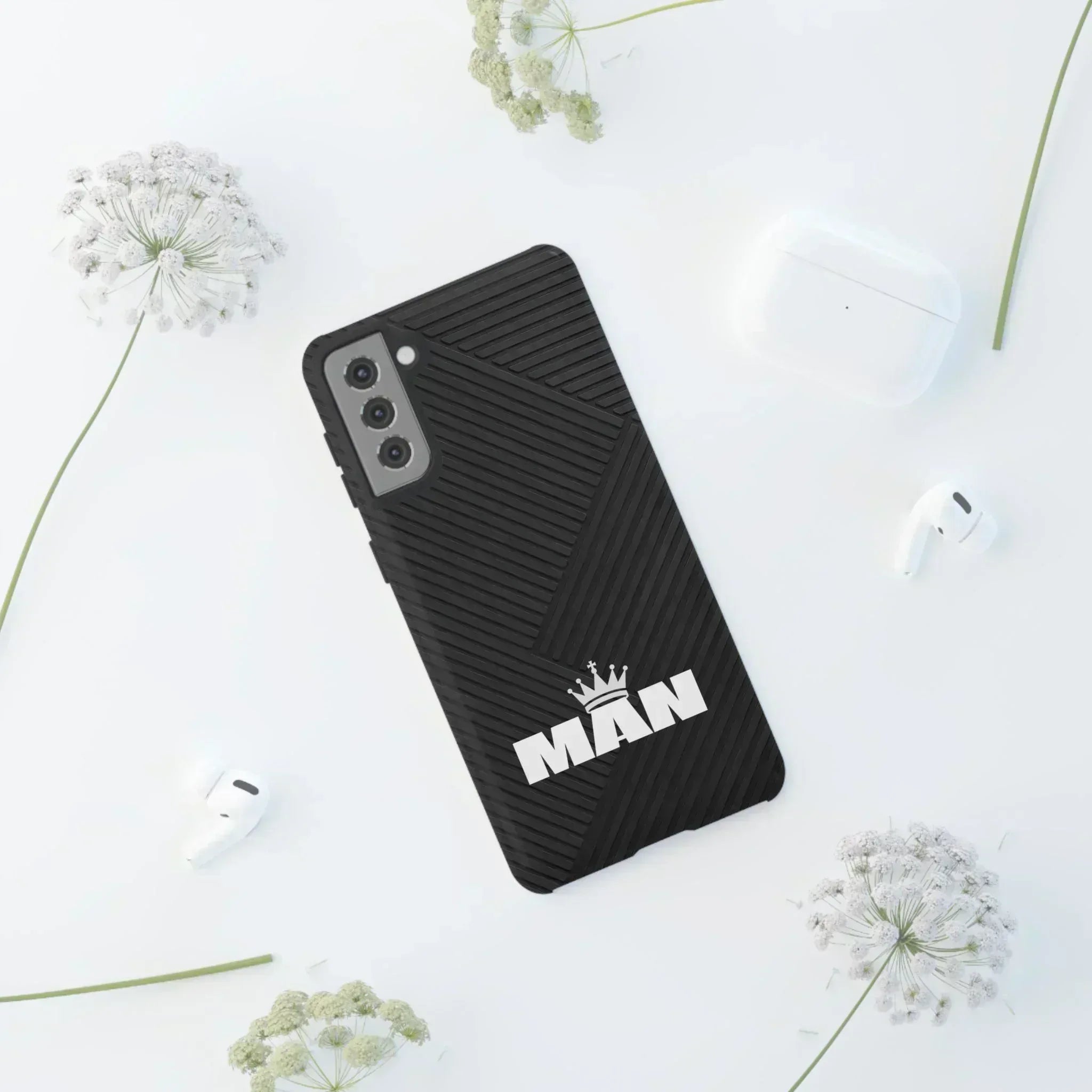 MAN Logo Phone Case for Samsung Galaxy S10-S25 - KARARMDESIGN