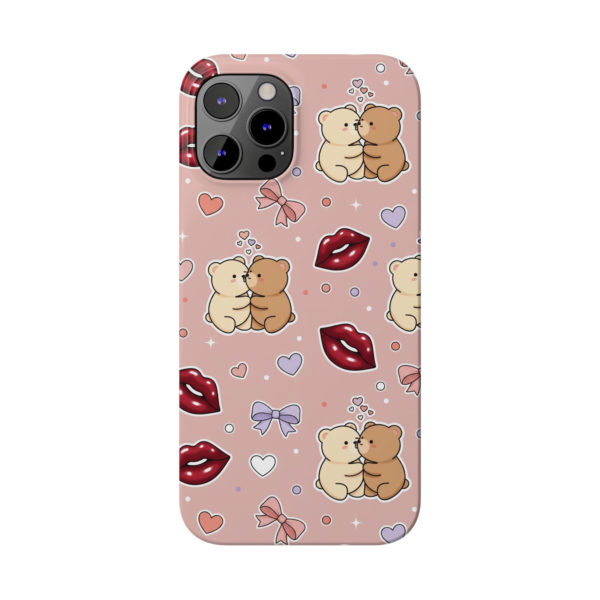 Bear Hug Bliss Phone Case for iPhone 11–17