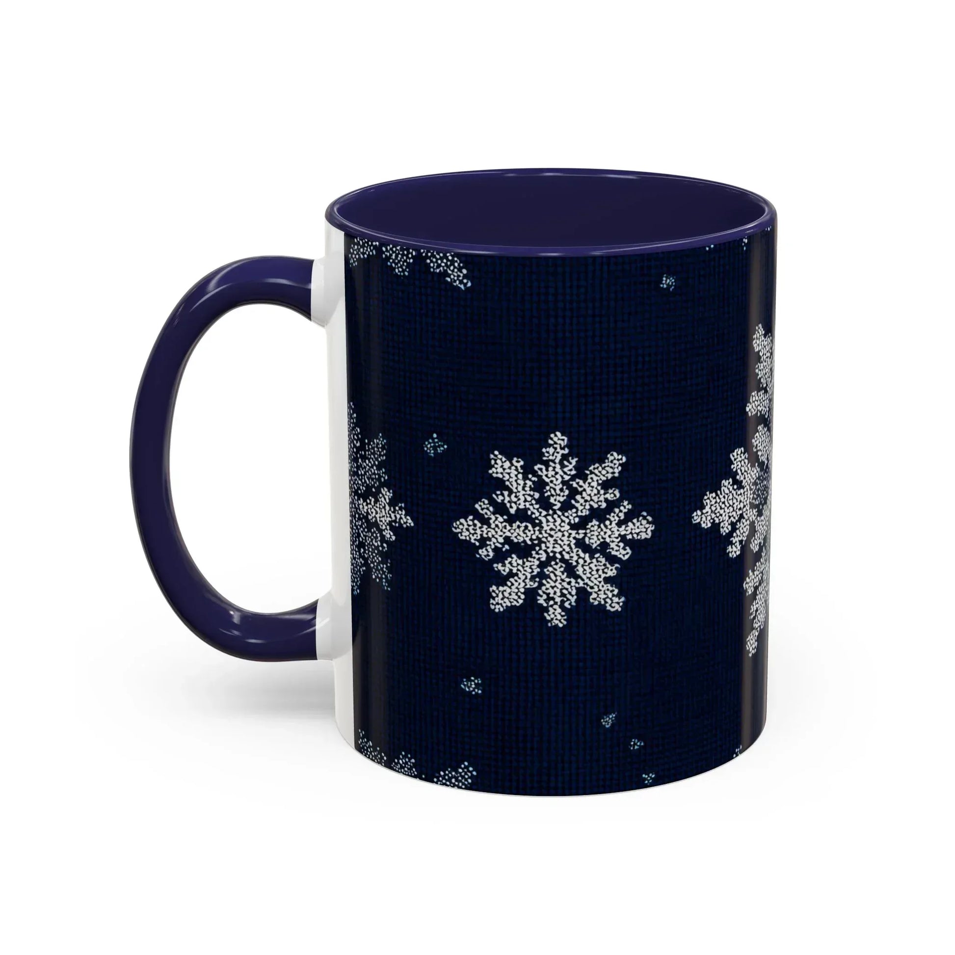 Snowflake Mug - Accent Coffee Mug (11, 15oz) - KARARMDESIGN