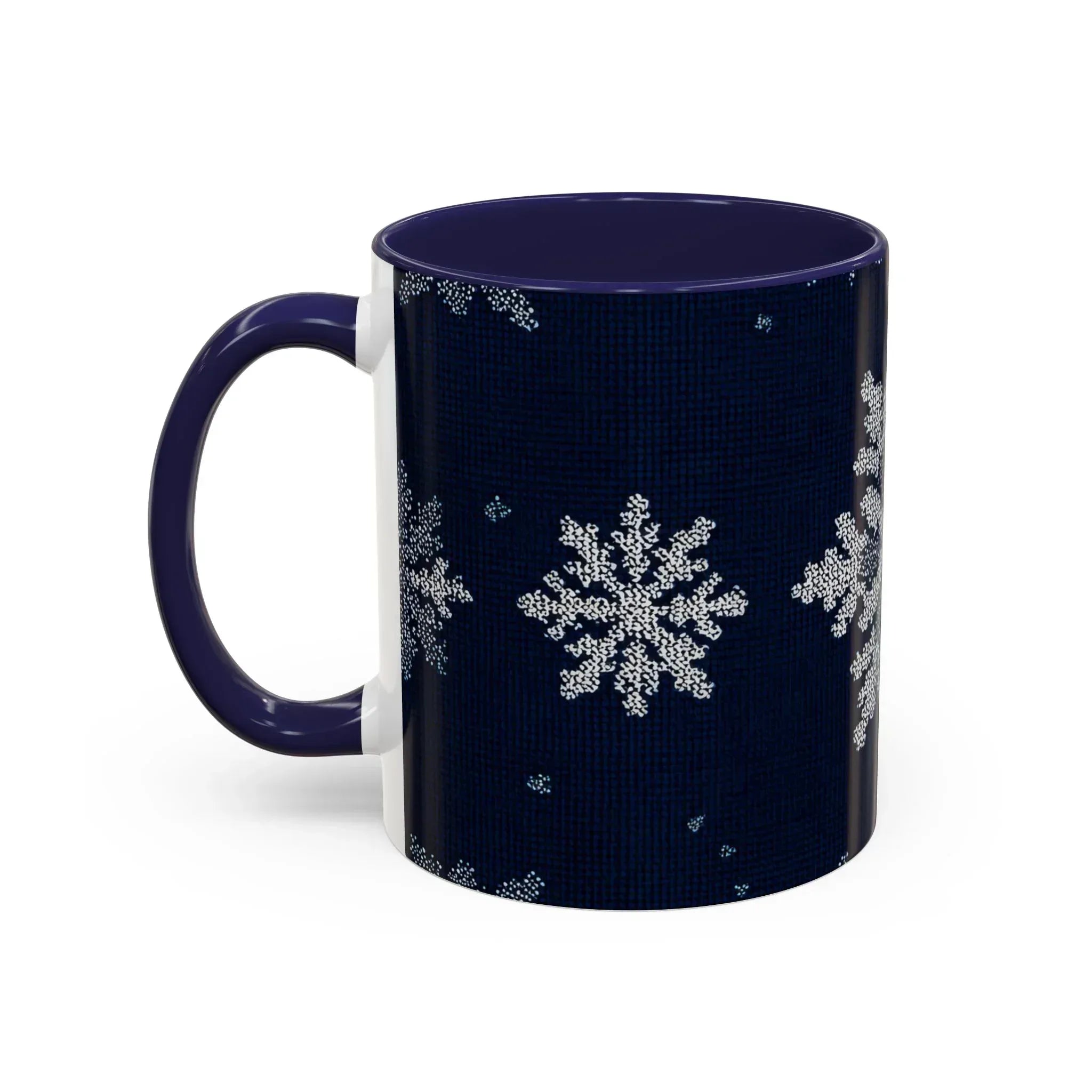 Snowflake Mug - Accent Coffee Mug (11, 15oz) - KARARMDESIGN