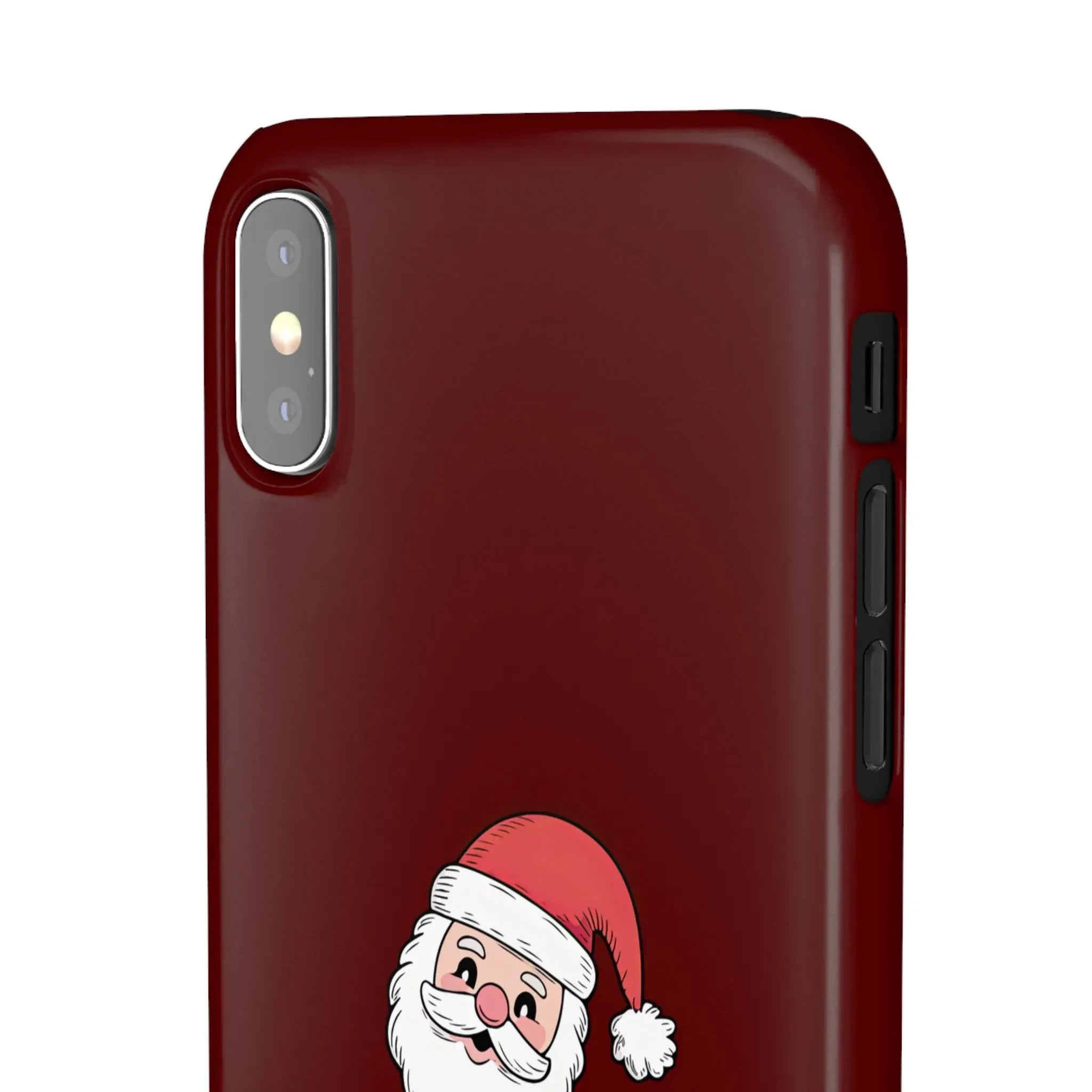 Crimson Claus Phone Case for iPhone 8-17 and Galaxy S20-S25 - KARARMDESIGN