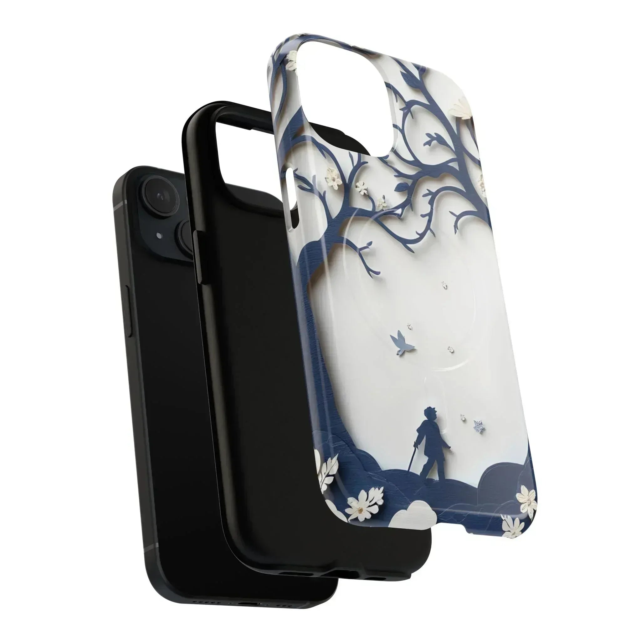 Nature Silhouette Phone Case for iPhone 14-16 - KARARMDESIGN